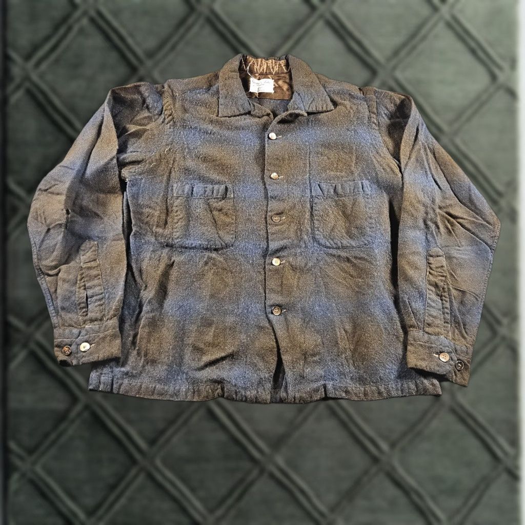 Vintage VINTAGE Game & Lake Jacket Mens Large Brown Wool Lined Made Italy Outdoor 60s Size US L / EU 52-54 / 3 - 1 Thumbnail