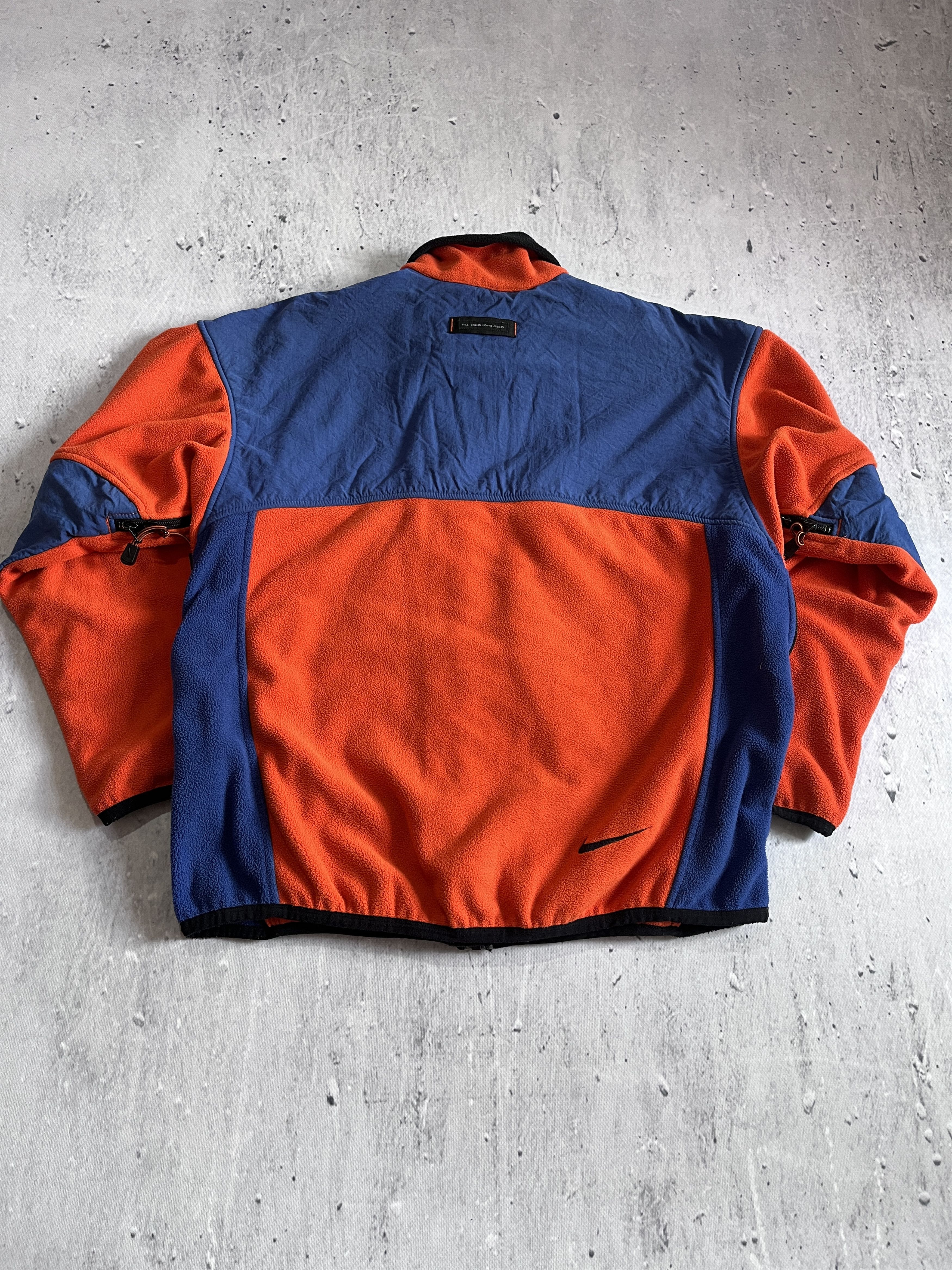 Nike ACG NIKE ACG VINTAGE 90S BLUE ORANGE FLEECE JACKET Size US L / EU 52-54 / 3 - 2 Thumbnail