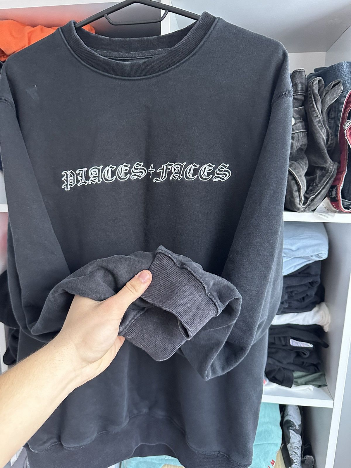 Places + Faces 🔥VINTAGE PLACES + FACES EMBROIDERED LOGO CREWNECK🔥 Size US XL / EU 56 / 4 - 3 Thumbnail