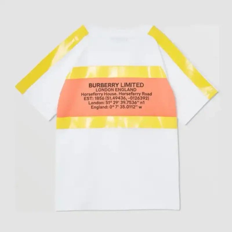 Burberry Burberry Limited White Cotton Men's T-Shirt Size US M / EU 48-50 / 2 - 1 Thumbnail