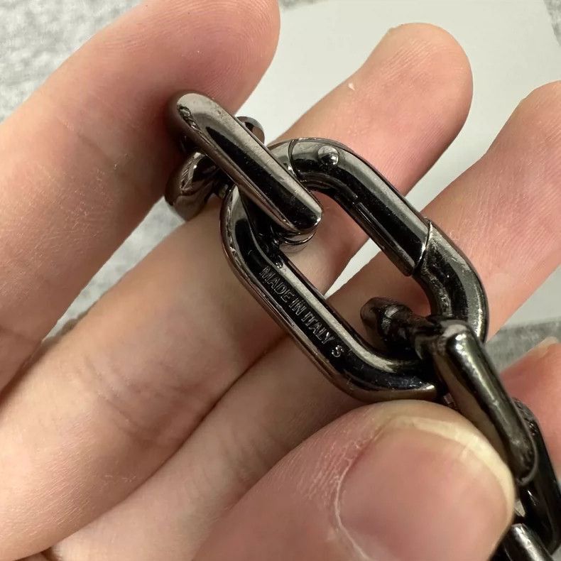 Balenciaga Balenciaga balenciaga b chain necklace in silver -2507 Size ONE SIZE - 5 Thumbnail
