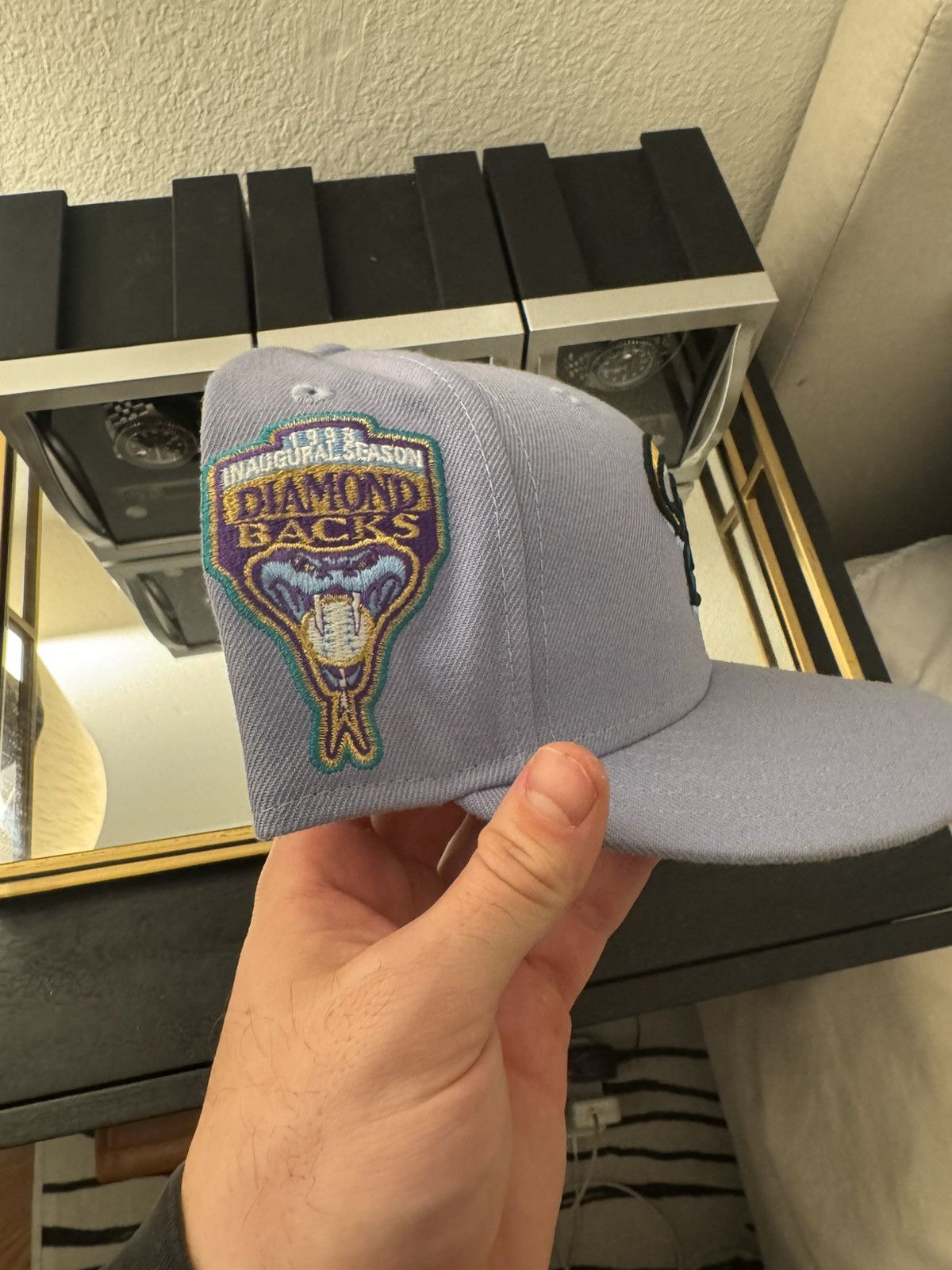Hat Club OG Northern Lights Hat Club 7 3/8 Arizona Diamondbacks Size ONE SIZE - 2 Thumbnail