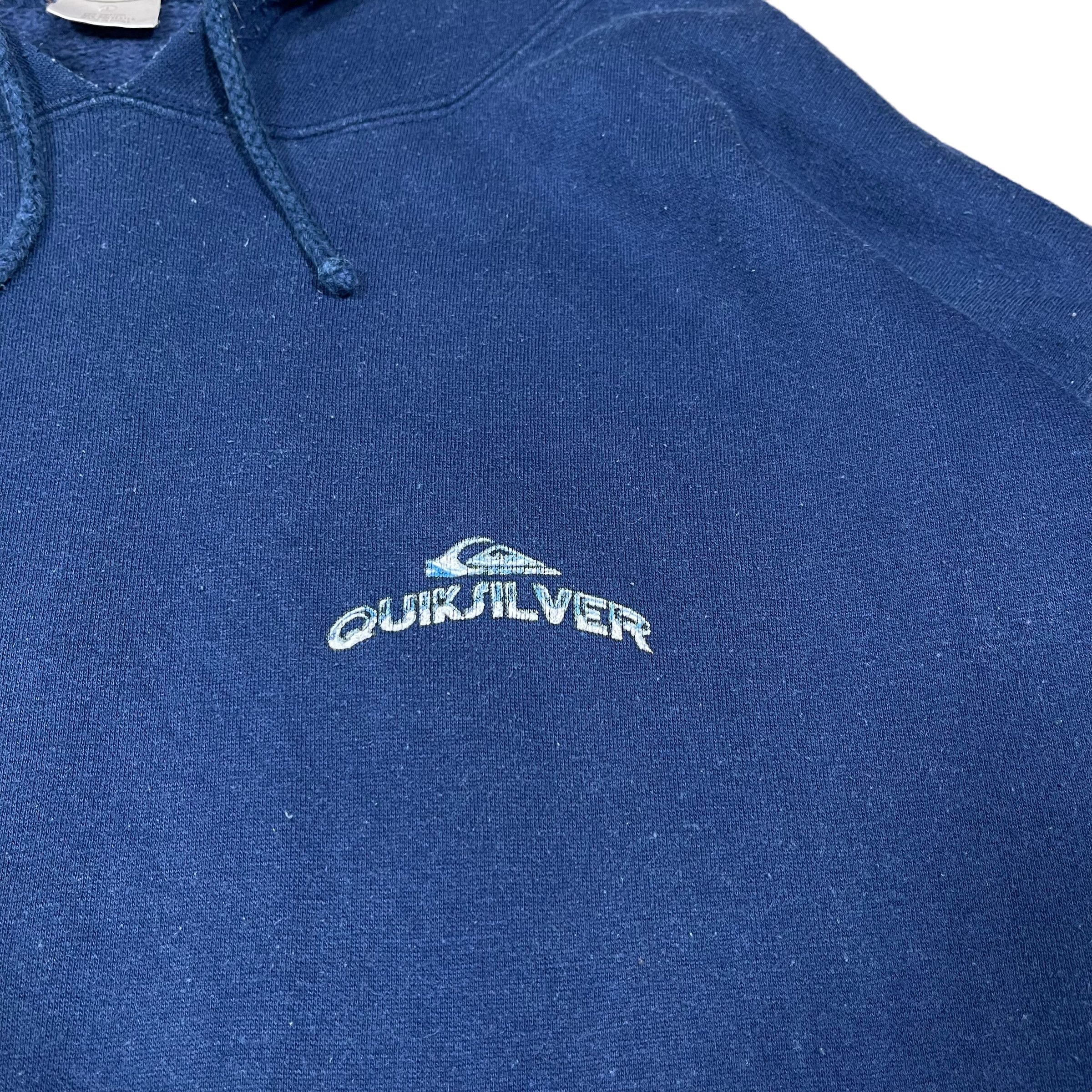Quiksilver Quiksilver Vintage 1990 3D Graphic Sun Faded Oversize Hoodie Size US L / EU 52-54 / 3 - 7 Thumbnail