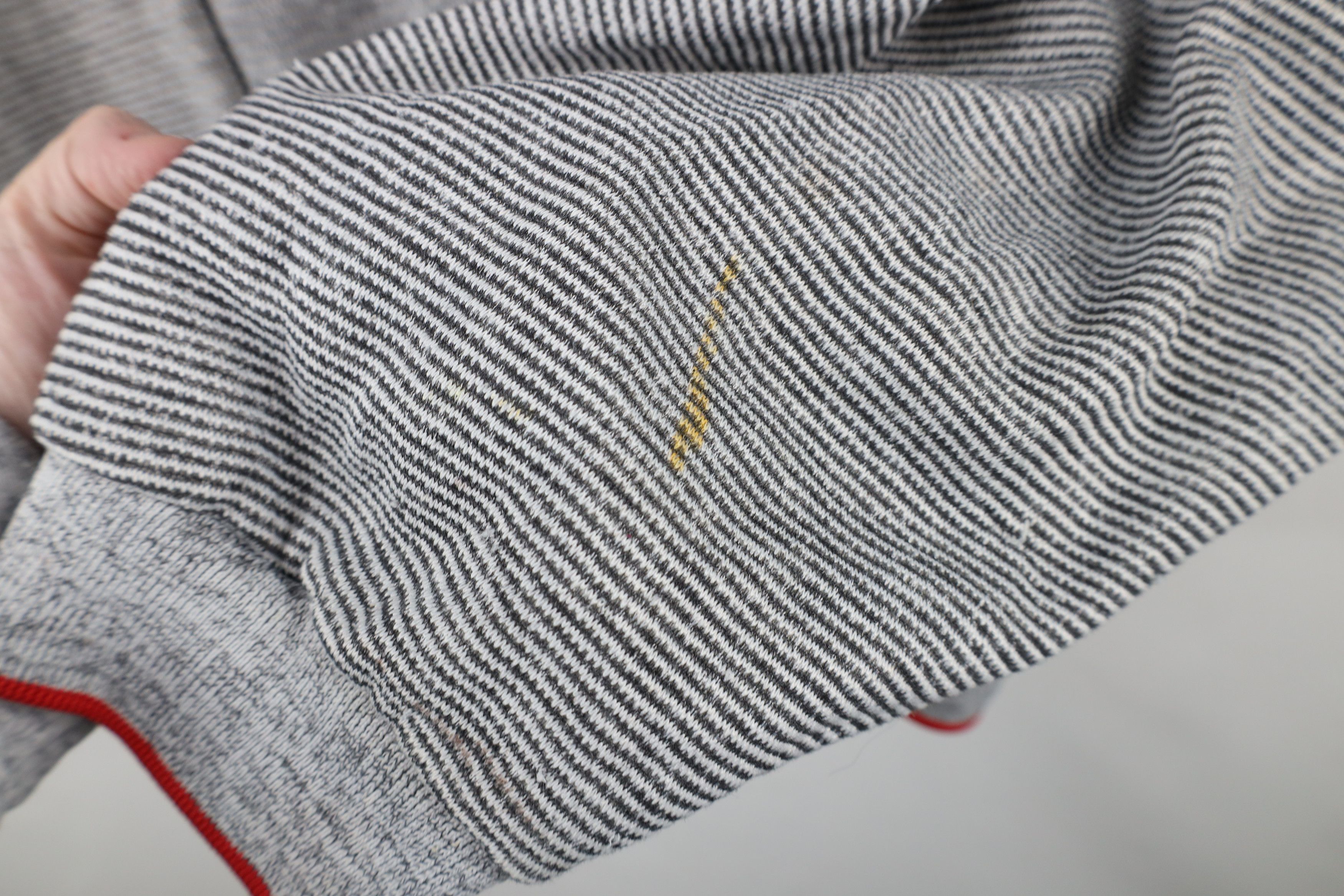 Vintage Vintage 90s Spell Striped Ohio State University Sweatshirt Size US XXL / EU 58 / 5 - 4 Thumbnail