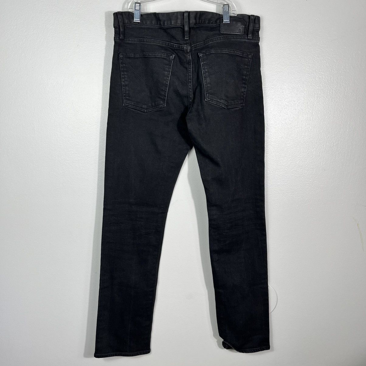 John Varvatos John Varvatos Mens Black Bowery Slim Straight Jeans 33 34x31 Size US 33 - 7 Thumbnail
