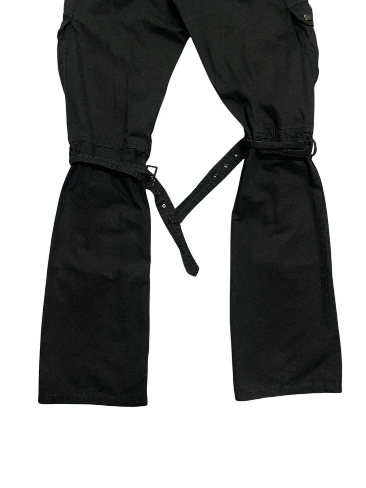 Issey Miyake 🔥FLARE 🔥Tete Homme Double Knee Bondage Parachute Bootcut Size US 32 / EU 48 - 8 Thumbnail
