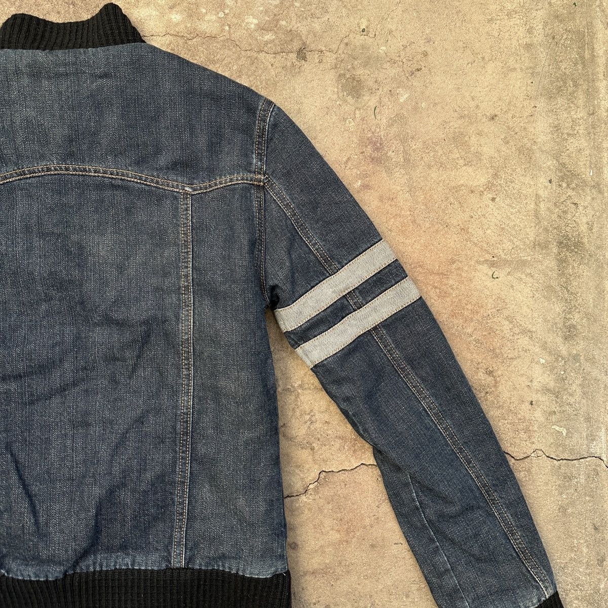 Vintage Vintage Y2K Gul-Bla Denim Zip Jacket Size M / US 6-8 / IT 42-44 - 3 Thumbnail