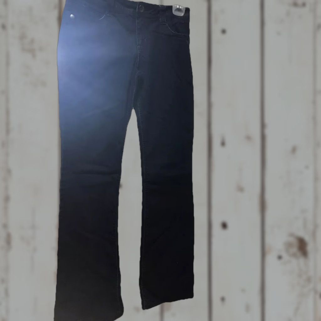 Vintage VINTAGE Old Navy LEI Women's Dark Wash Bootcut Jeans Size 7 Mid-Rise Stretch Cotton Denim Size 28" / US 6 / IT 42 - 1 Thumbnail