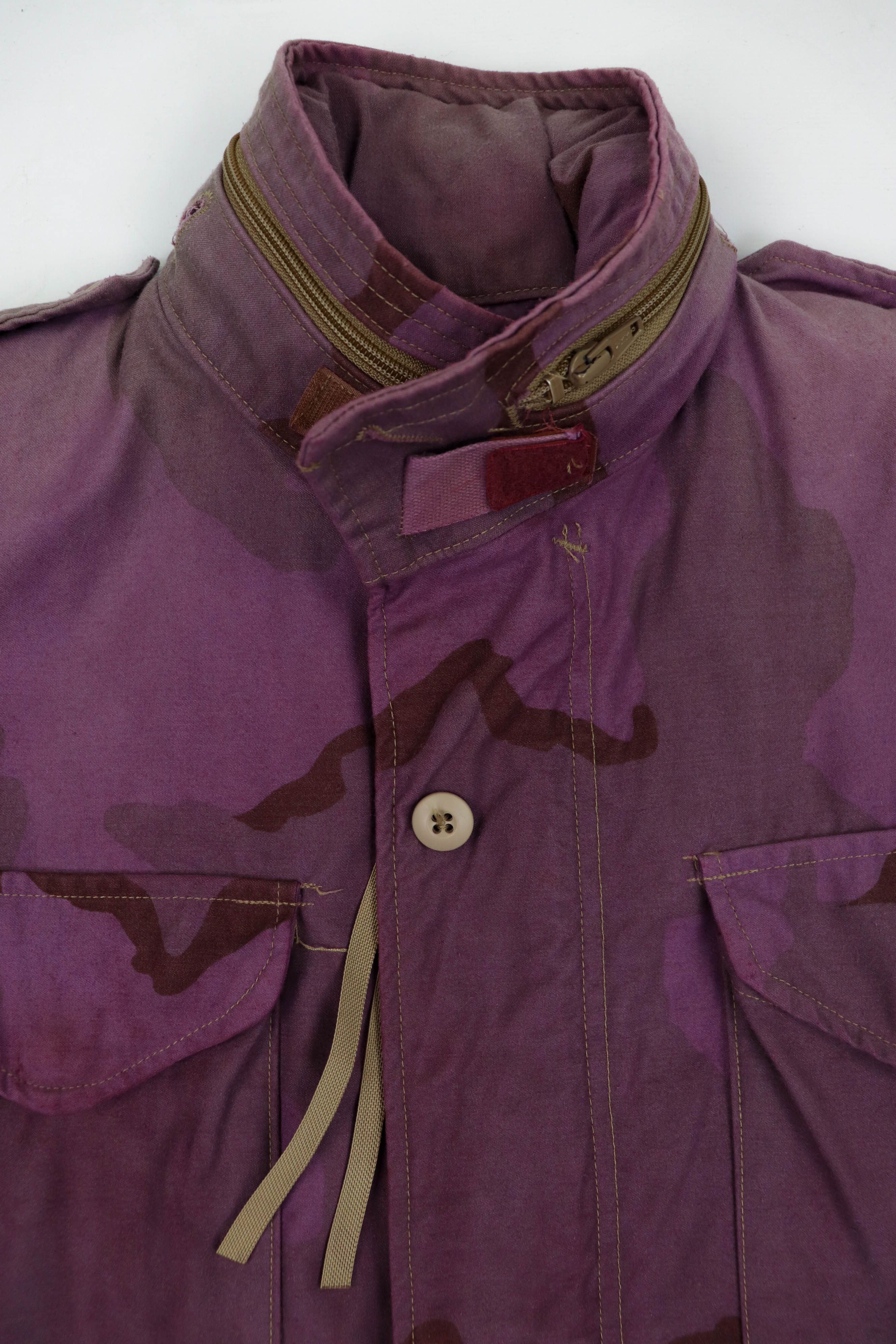 Vintage Vintage Custom Repainted Sun Faded Purple Camo M-65 FJacket Size US S / EU 44-46 / 1 - 8 Thumbnail