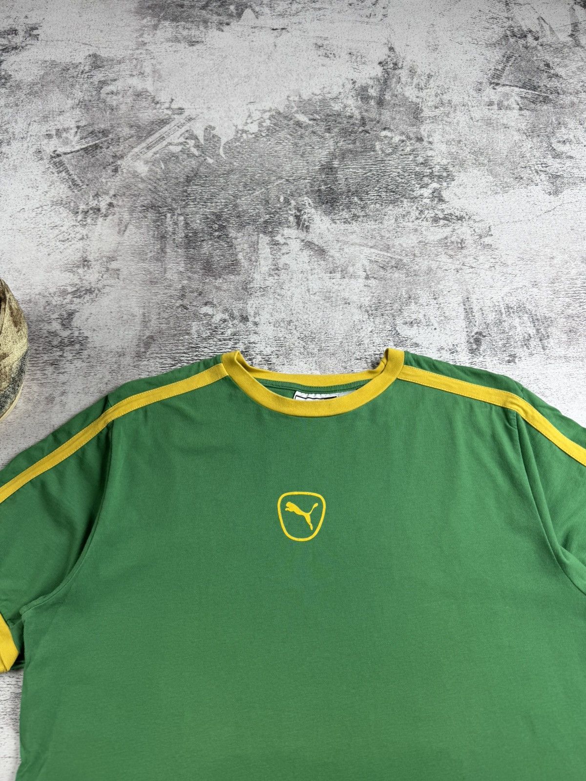 Puma Puma Brazil Y2K Jamaica 00s Green Soccer Football Jersey Kit T Shirt Tee Size US L / EU 52-54 / 3 - 5 Thumbnail