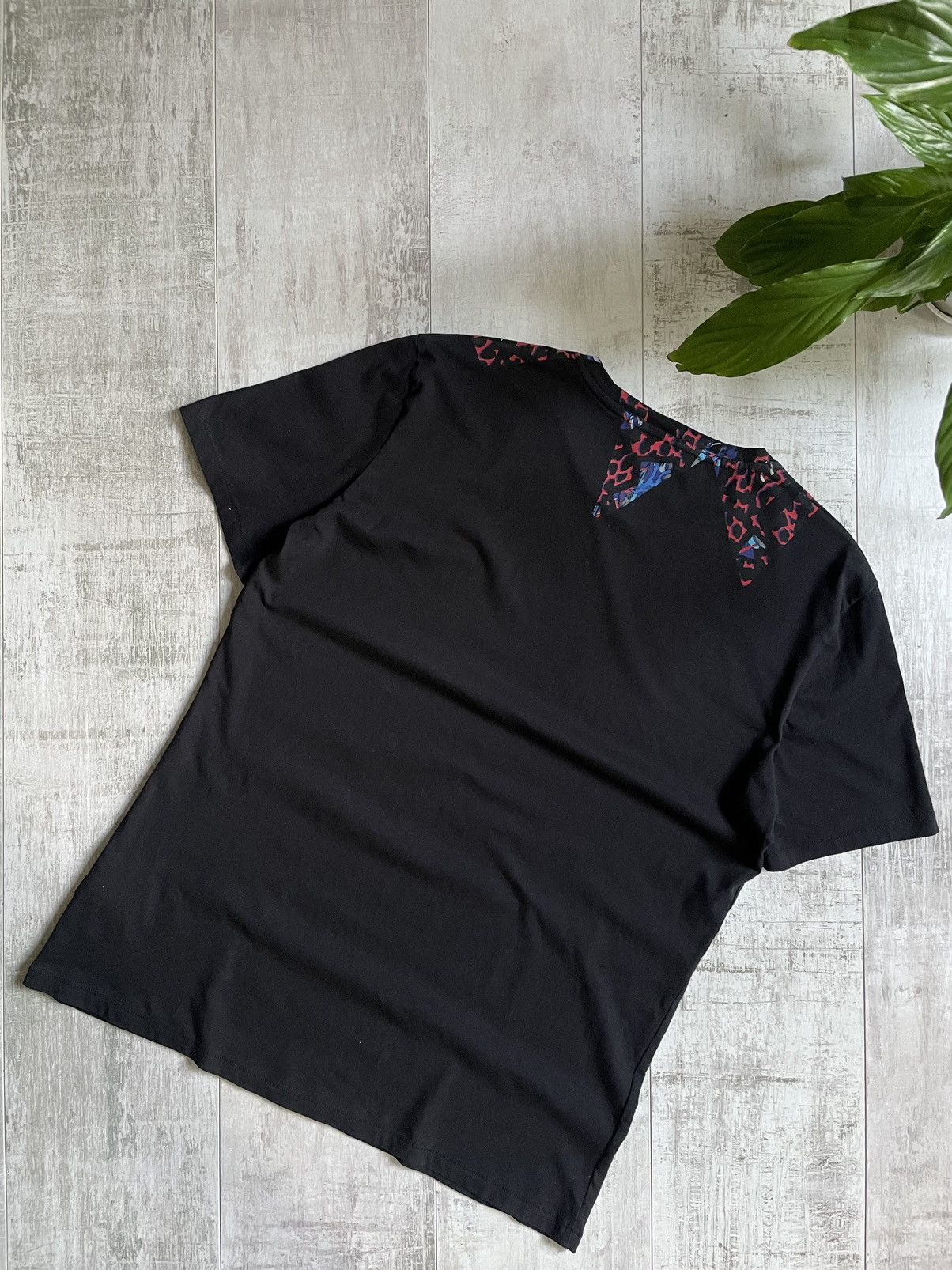 Just Cavalli Just Cavalli T-Shirt Black Star Print Size US XL / EU 56 / 4 - 4 Thumbnail
