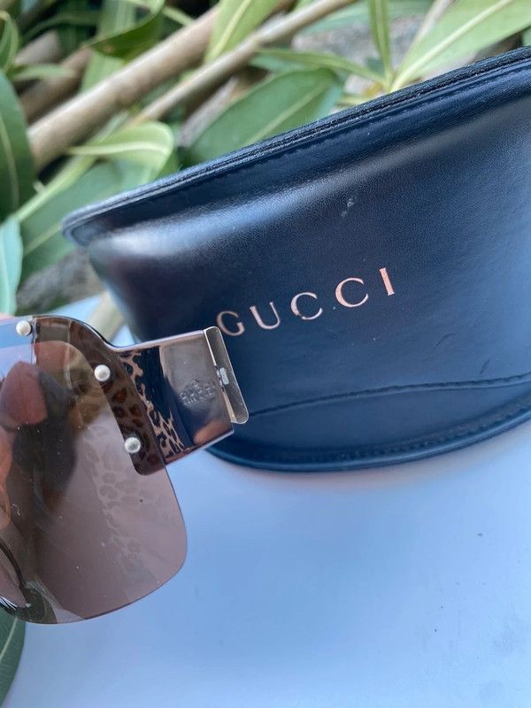 Gucci × Tom Ford × Vintage Gucci Sunglasses Mask Pop Ski Logo Plastic Vintage Size ONE SIZE - 3 Thumbnail