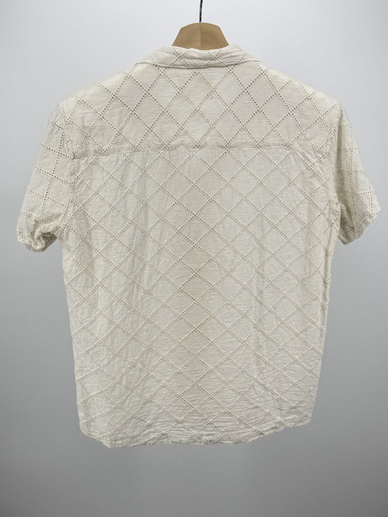 HARAGO Cream Embroidered Shirt Size US S / EU 44-46 / 1 - 2 Thumbnail