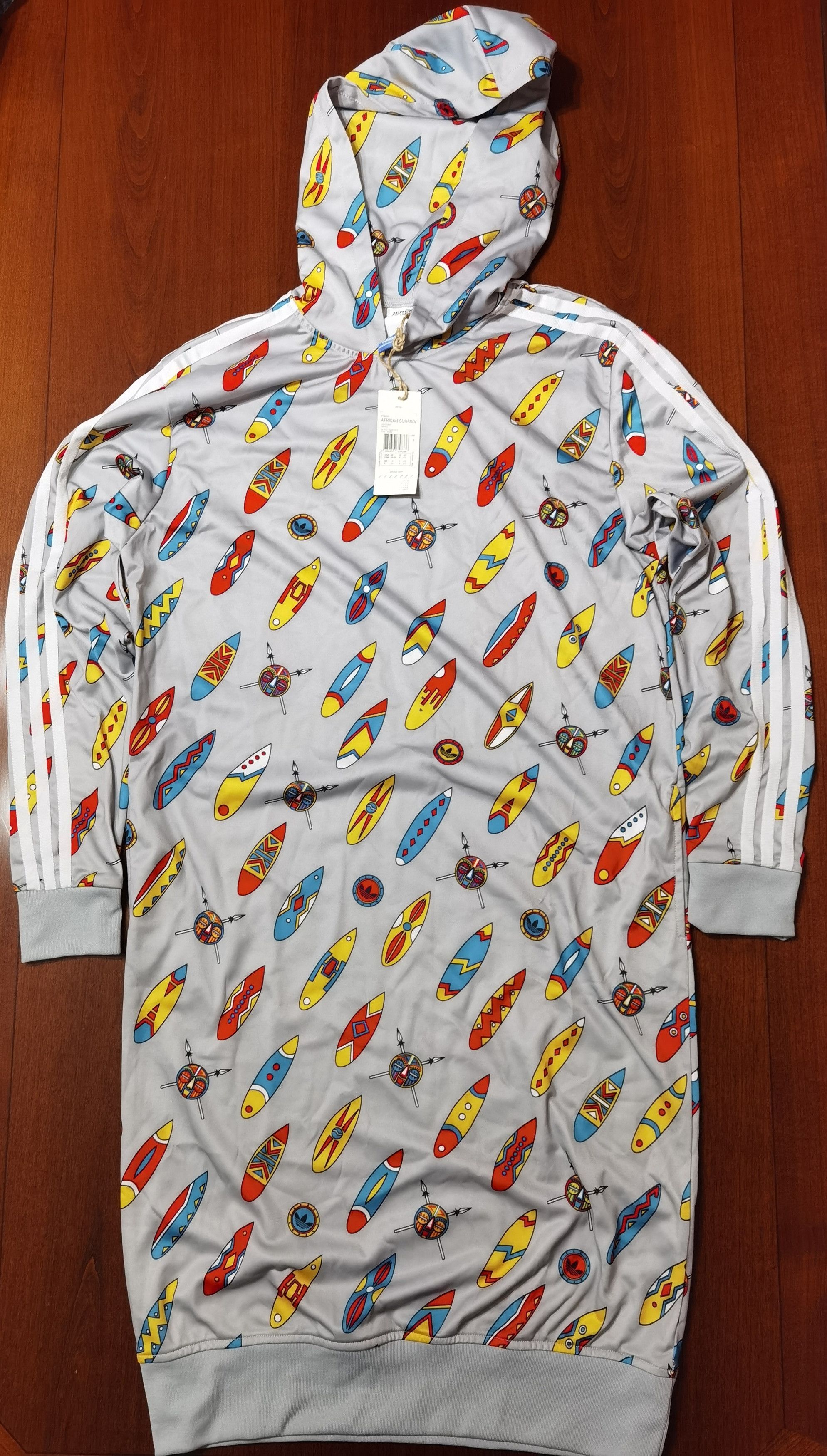 Adidas × Jeremy Scott Adidas Jeremy Scott African Surfboards Dress Jumper M P14055 Size M / US 6-8 / IT 42-44 - 1 Thumbnail