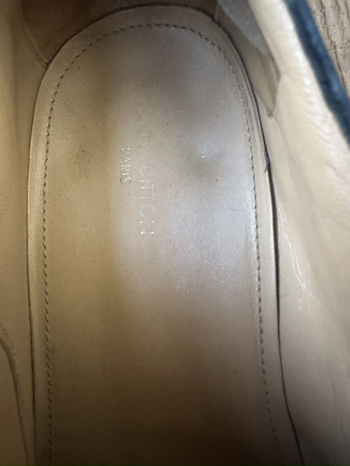 Louis Vuitton Louis Vuitton Black Leather Lace Up Derby Oxfords Size US 9 / EU 42 - 16 Thumbnail