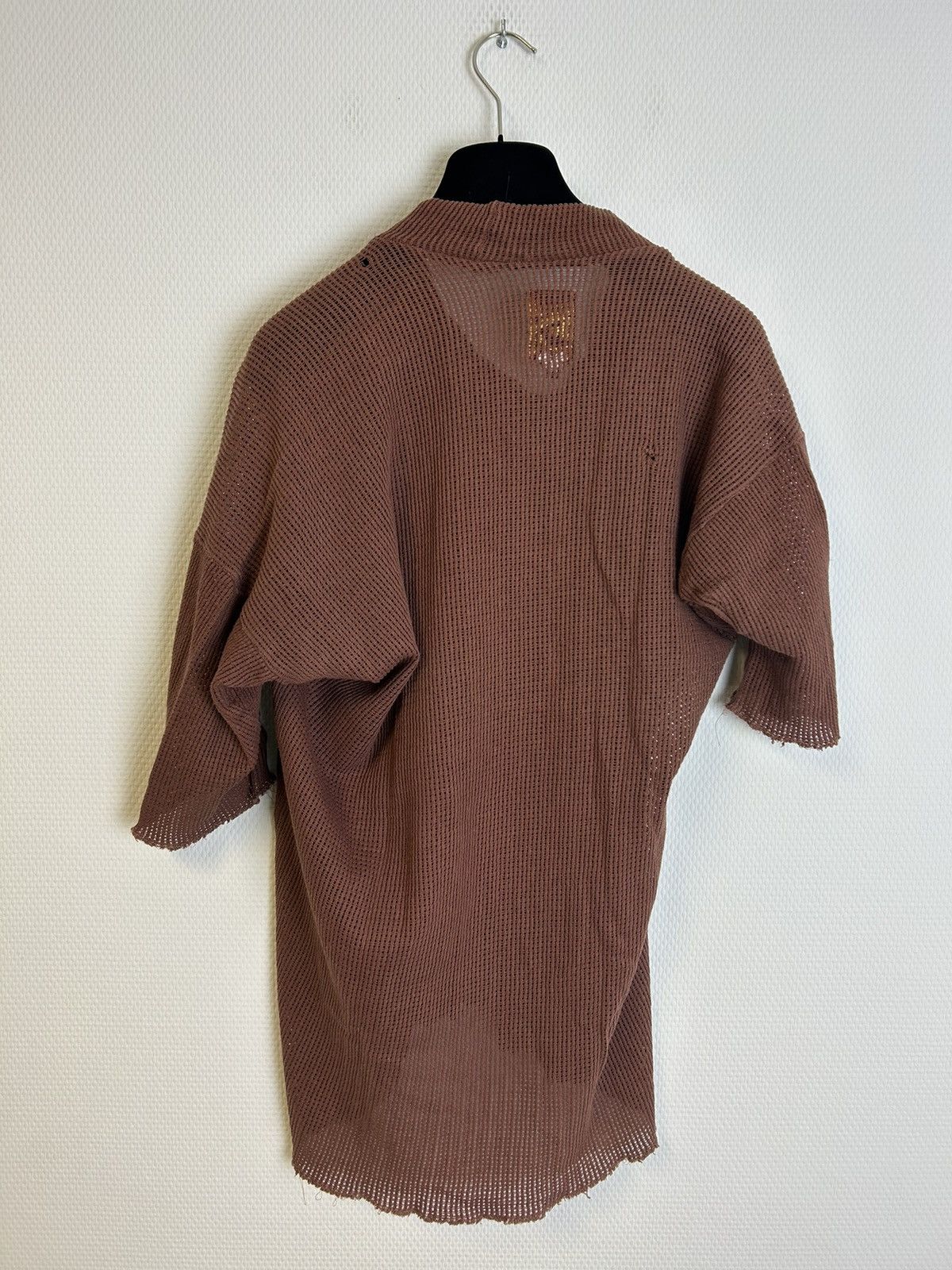 Malcolm McLaren × Vivienne Westwood 1982 world's end asymmetric knit top brown Size US M / EU 48-50 / 2 - 2 Thumbnail