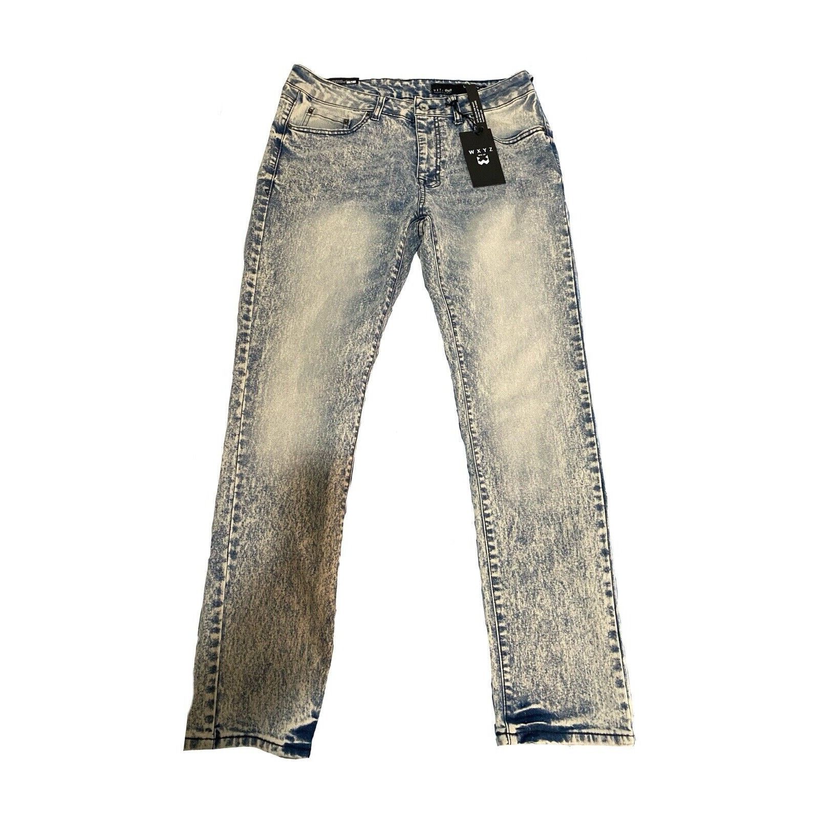 Other WXYZ Acid Wash Slim Fit Jeans W32 L30 Size US 32 / EU 48 - 1 Thumbnail