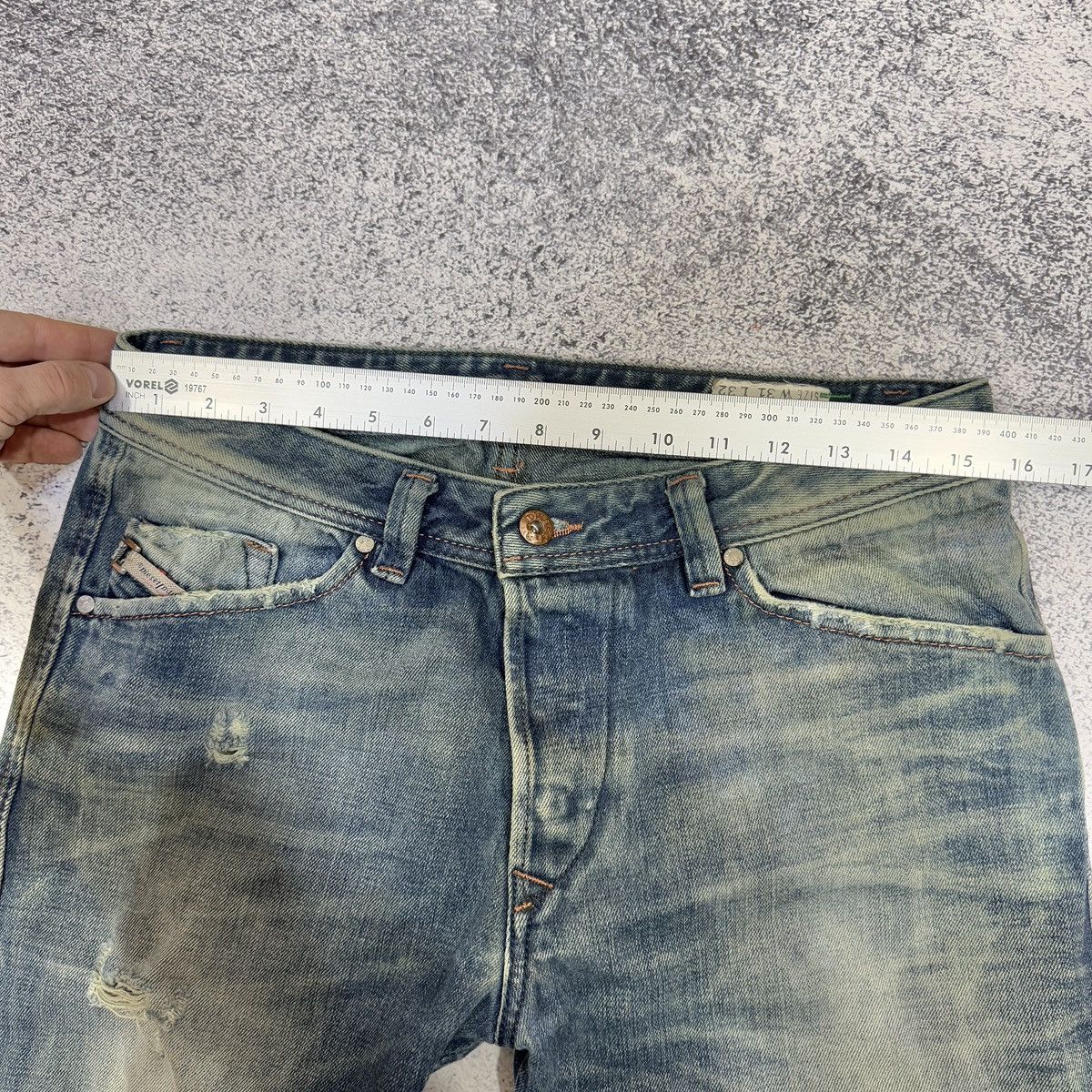 Diesel Diesel Darron Regular Slim Tapered Wash0075L 31/32 size Size US 31 - 14 Thumbnail