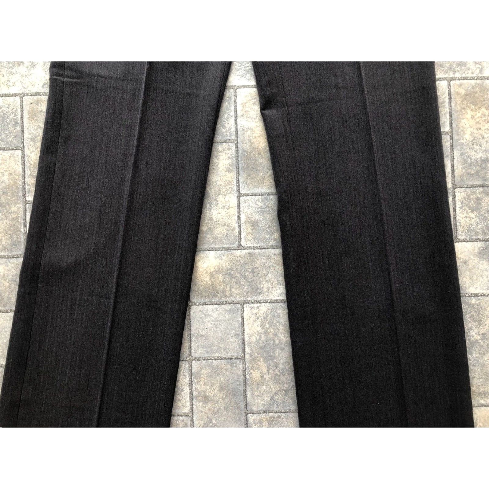Vintage ATELIER Dress Pants Women's Gray Size 6 Stretch Zip Solid Business Formal Casual Workwear Pants Size 28" / US 6 / IT 42 - 5 Thumbnail