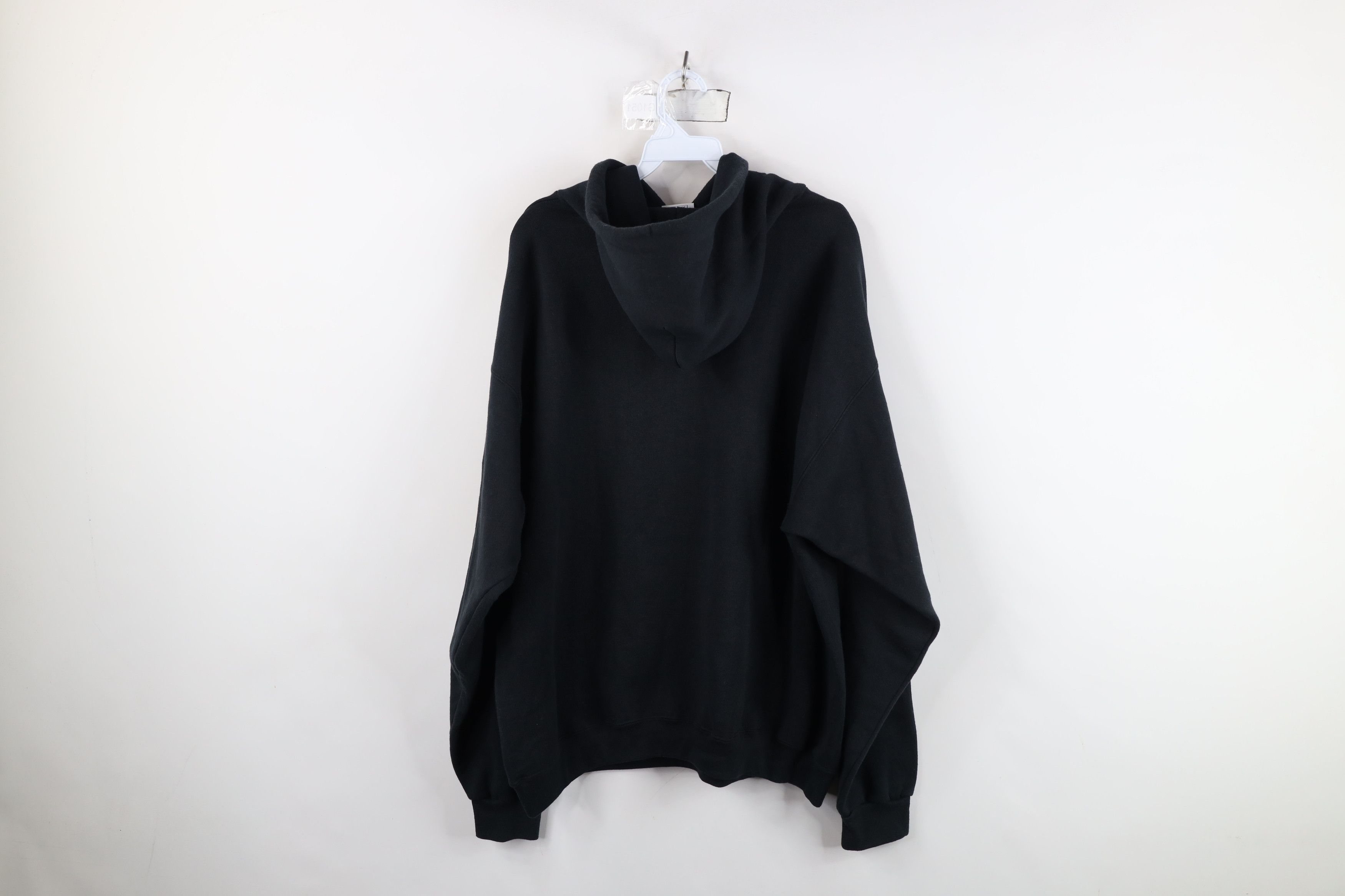 Champion Vintage 90s Champion Faded Spell Out Hoodie Sweatshirt Black Size US XL / EU 56 / 4 - 11 Thumbnail