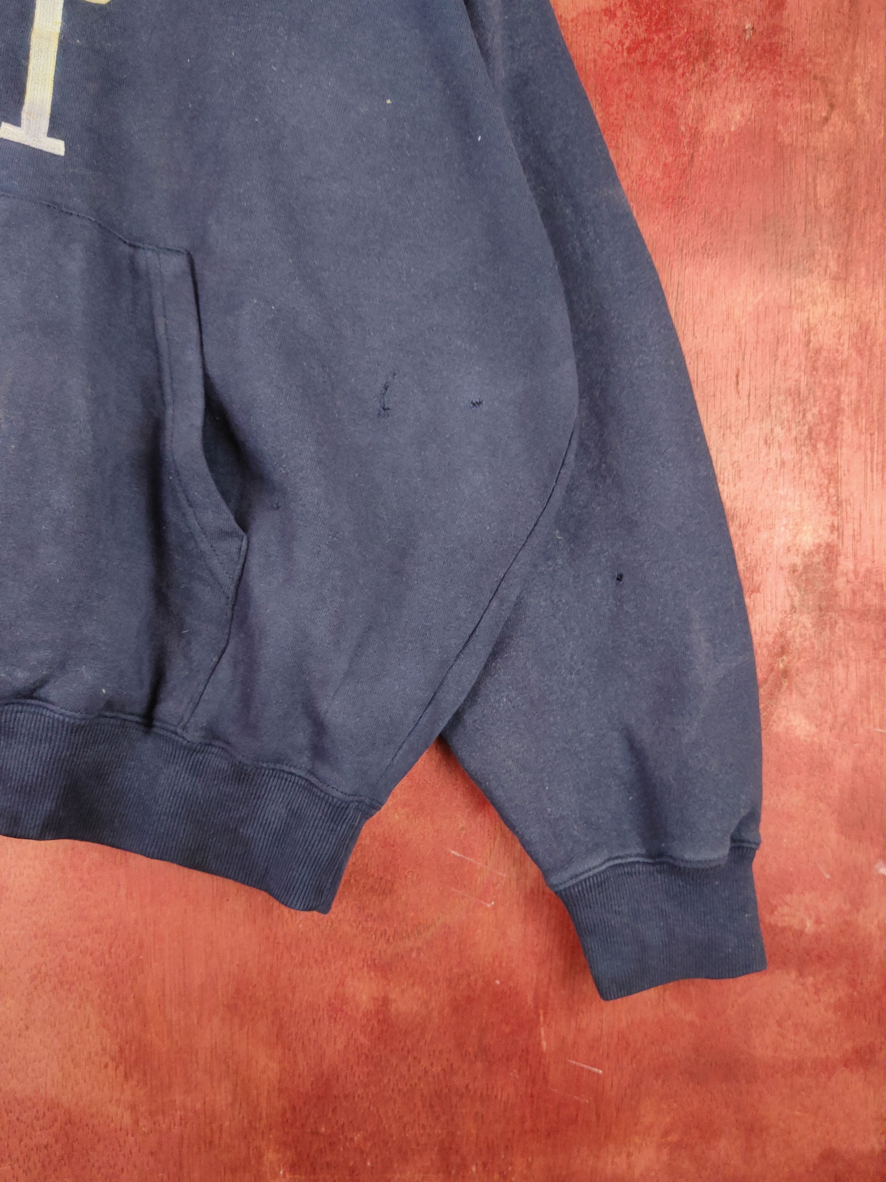 Gap DL Gap Kanye West Dark Blue Faded Hoodie Sweatshirts #S1860 Size US XL / EU 56 / 4 - 9 Thumbnail