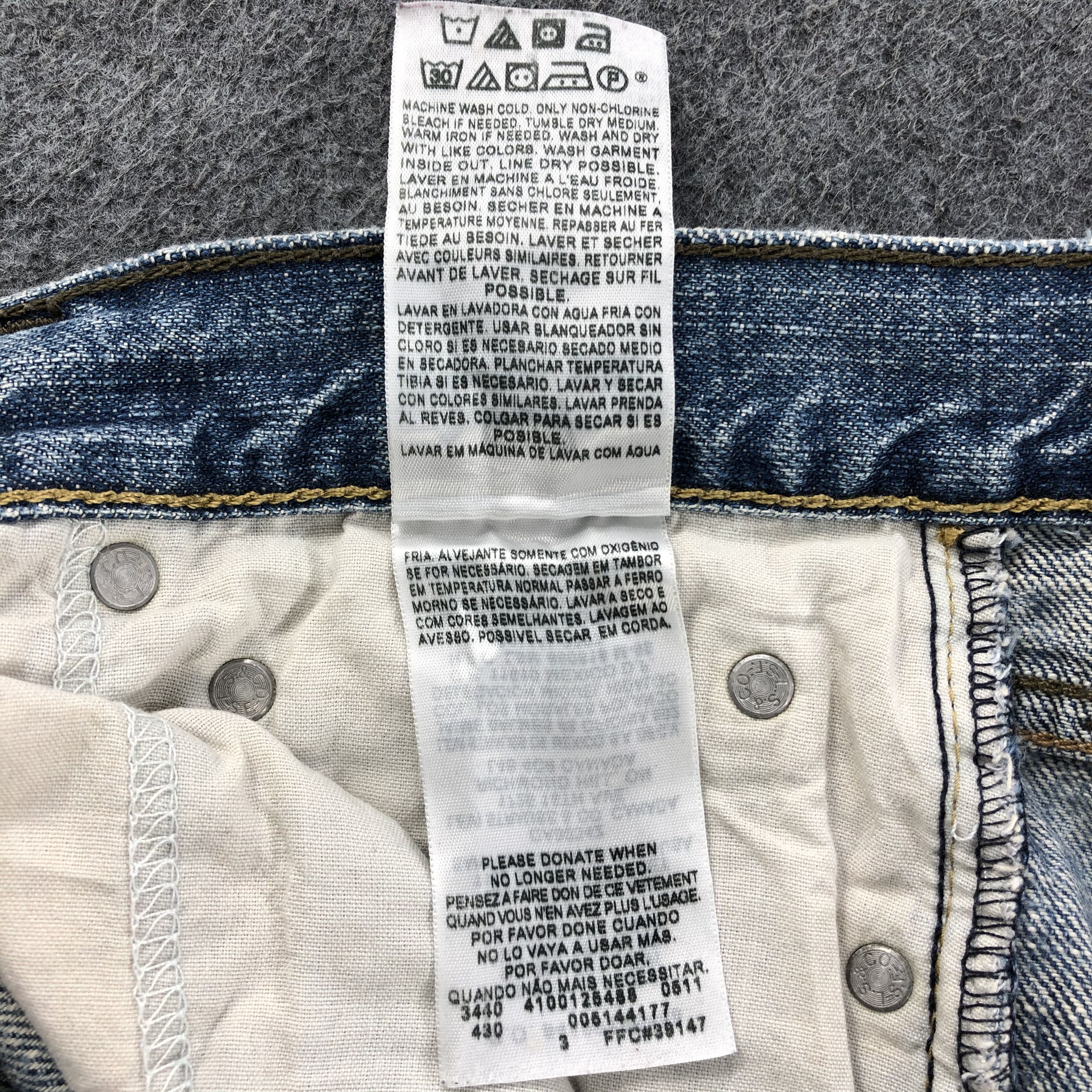 Levi's Vintage Levis 514 Jeans-J986 Size US 32 / EU 48 - 11 Thumbnail