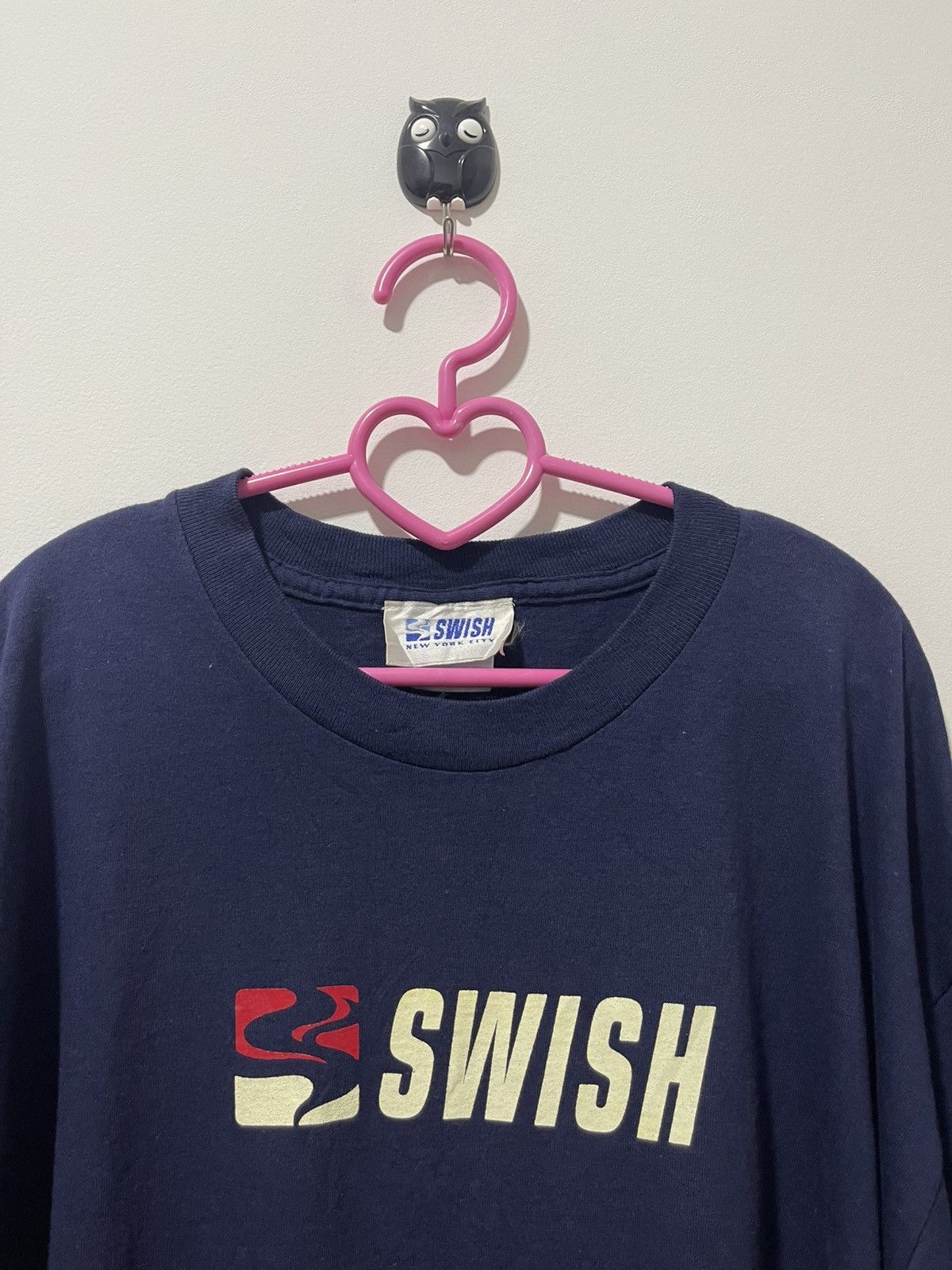 Vintage Rare Vintage SWISH NYC Spell Out Single Stitches Streetwear Size US XL / EU 56 / 4 - 2 Thumbnail