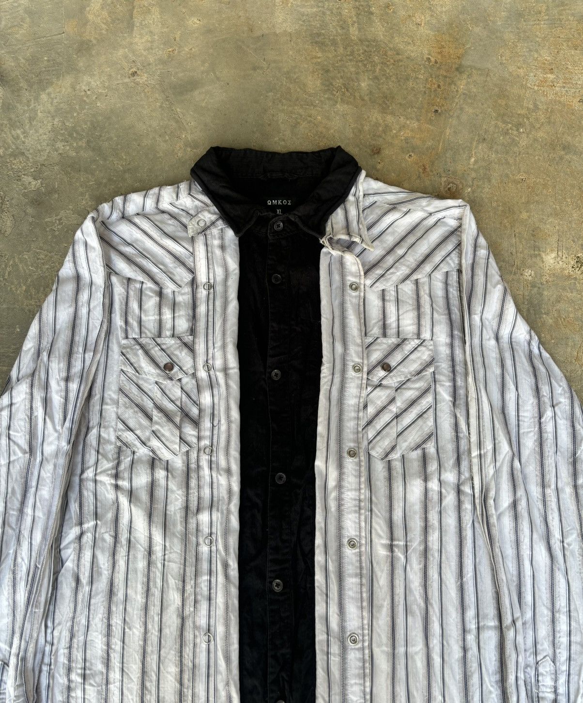 Hysteric Glamour Y2k Double Layer Omkoe Ifwixwasnine Punk Style Shirt Size US XL / EU 56 / 4 - 4 Thumbnail