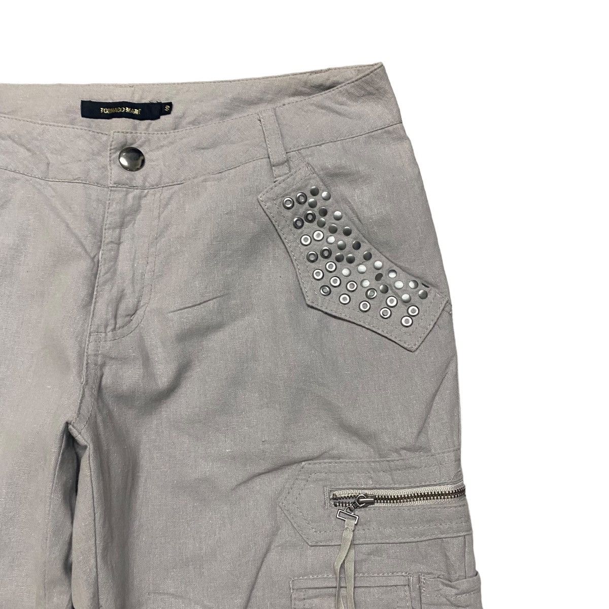 Tornado Mart Tornado Mart Linen Cargo Pants Size 28" / US 6 / IT 42 - 5 Thumbnail