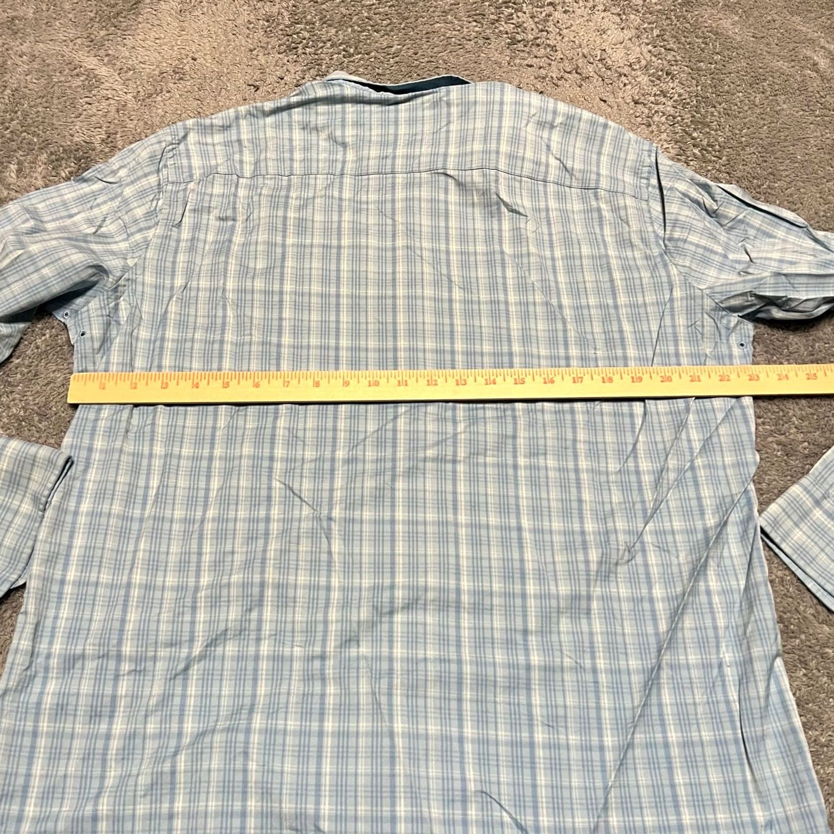 Southern Tide Southern Tide Shirt Mens XL Blue Plaid Performance Long Sleeve Button Size US XL / EU 56 / 4 - 5 Thumbnail