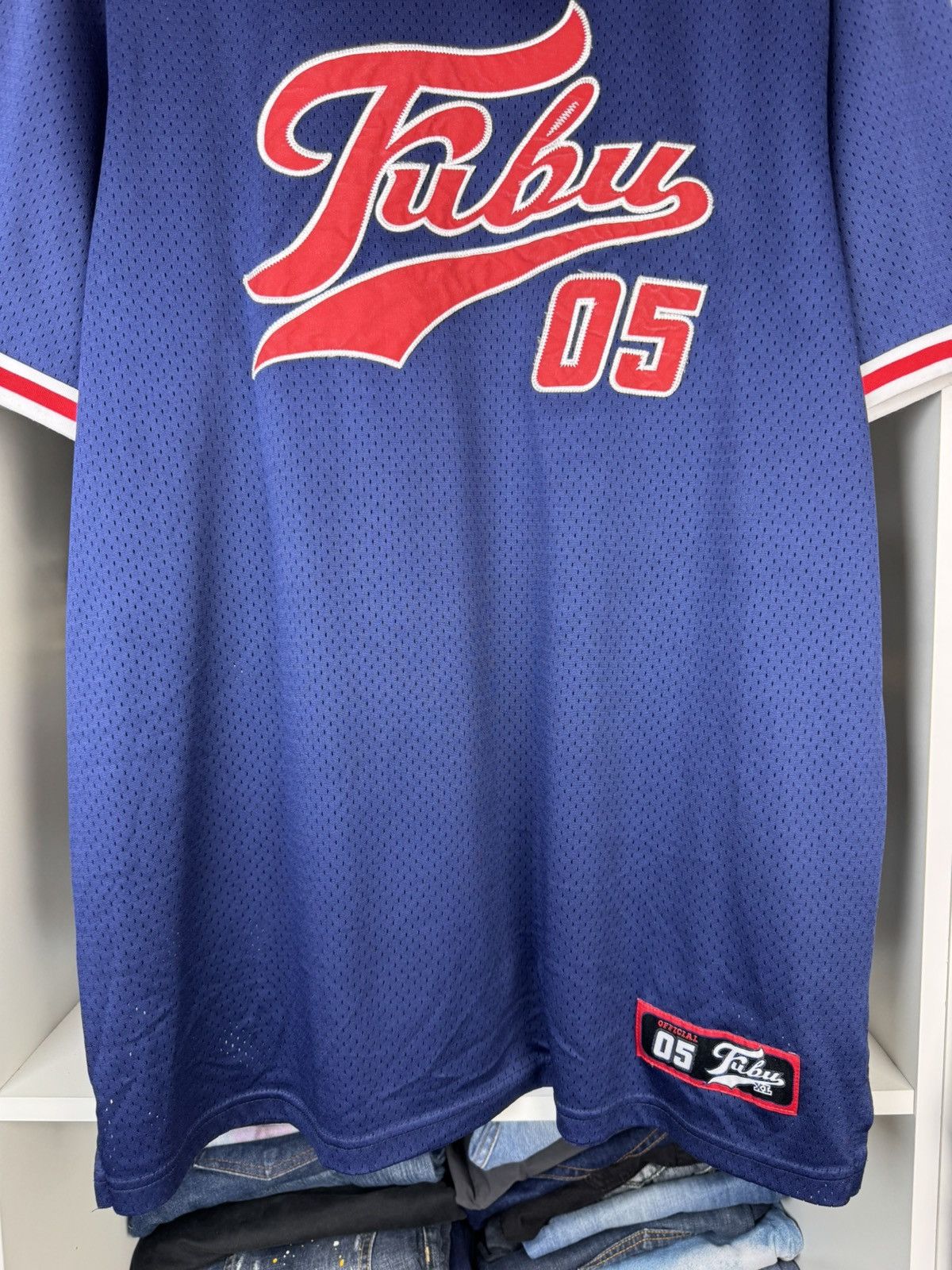 Fubu Fubu Big Logo Jersey T-shirt Size XL Size US XL / EU 56 / 4 - 12 Thumbnail