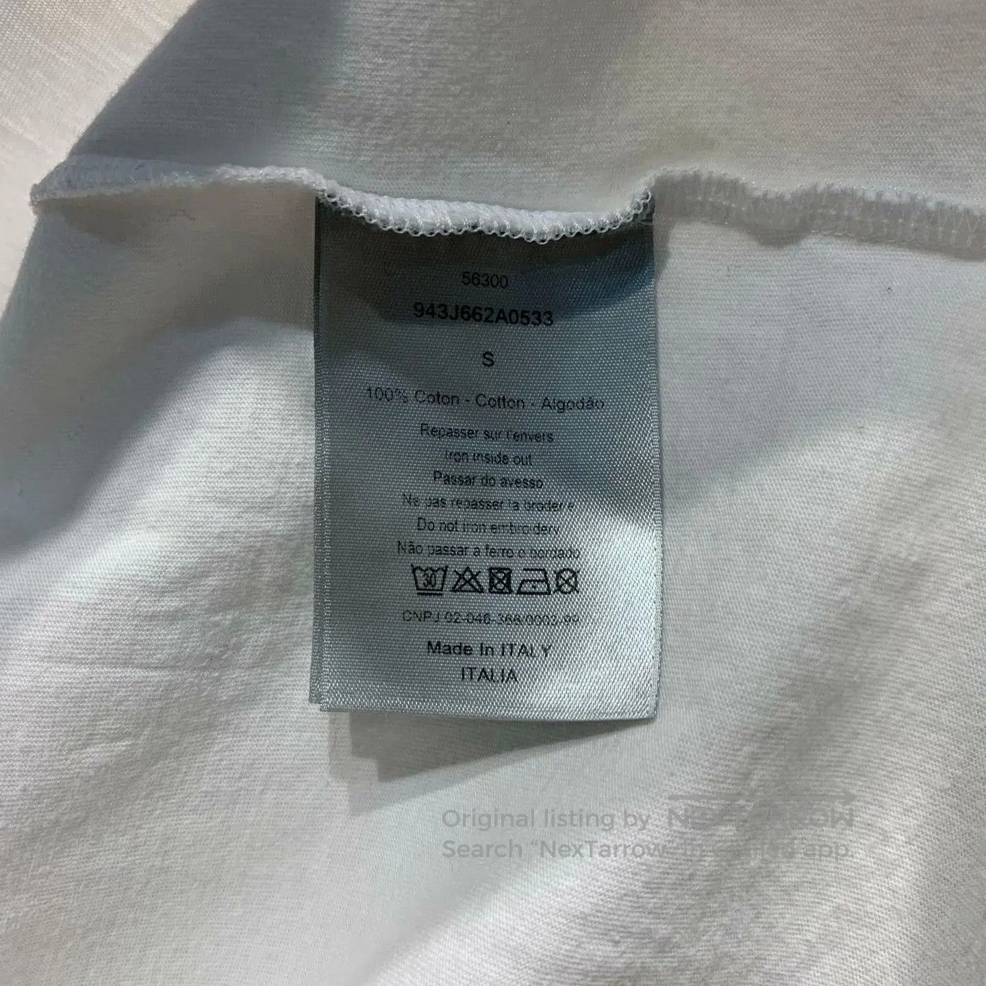 Dior Dior White Short Sleeve Printed T-Shirt. Size US S / EU 44-46 / 1 - 7 Thumbnail