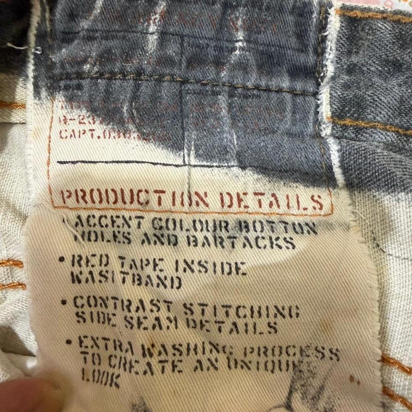 Other Vintage rare Tough Jeansmith unique shade and detailing Size US 30 / EU 46 - 7 Thumbnail