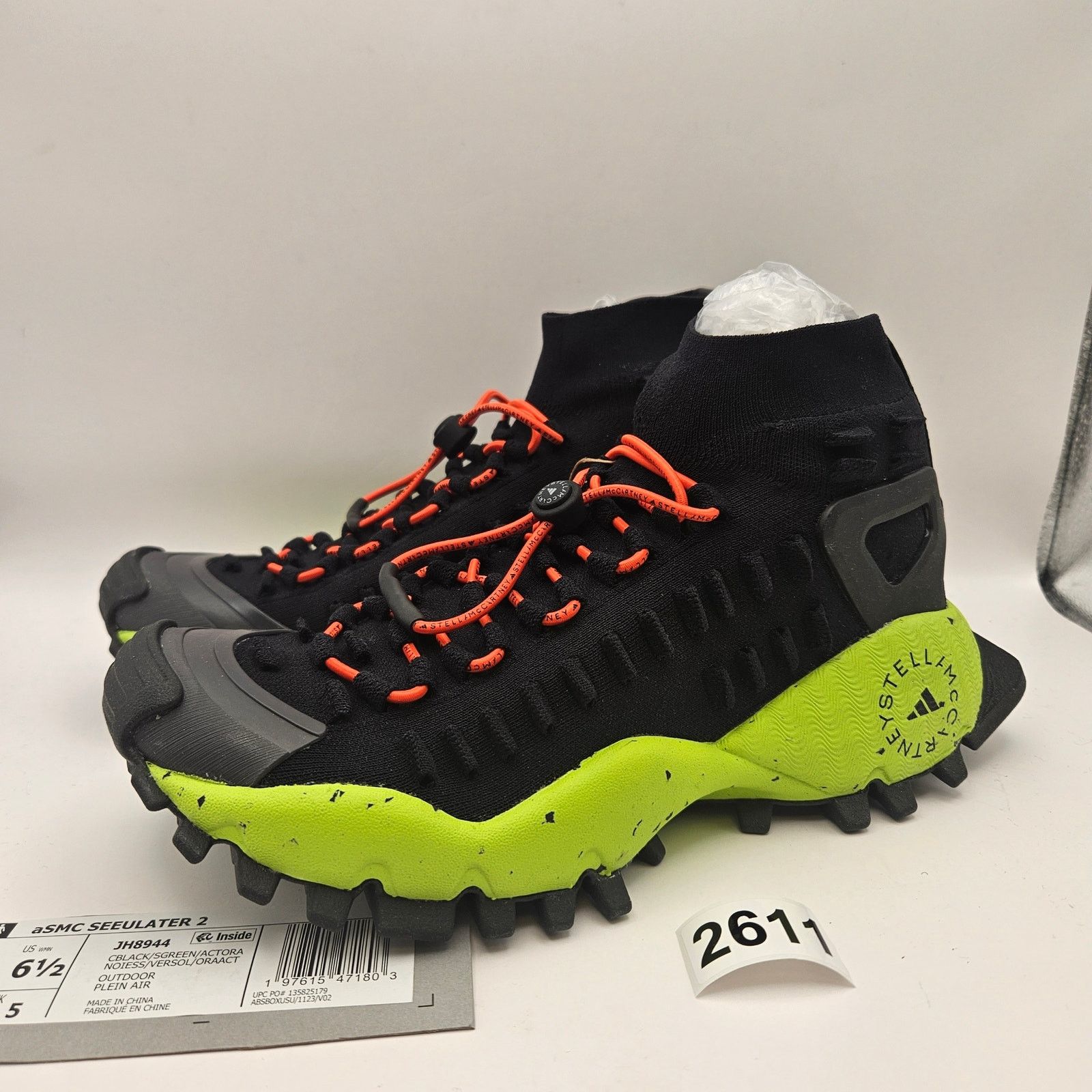 Adidas ADIDAS X STELLA MCCARTNEY SEEULATER 2 JH8944 WOMEN'S 6.5 BLK Size US 6.5 / IT 36.5 - 1 Thumbnail