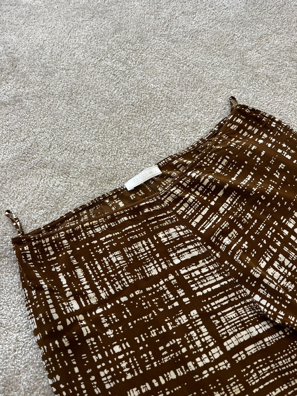 Prada Prada Vintage Archive Spring 1996 Brown Pants Size 30" / US 8 / IT 44 - 5 Thumbnail