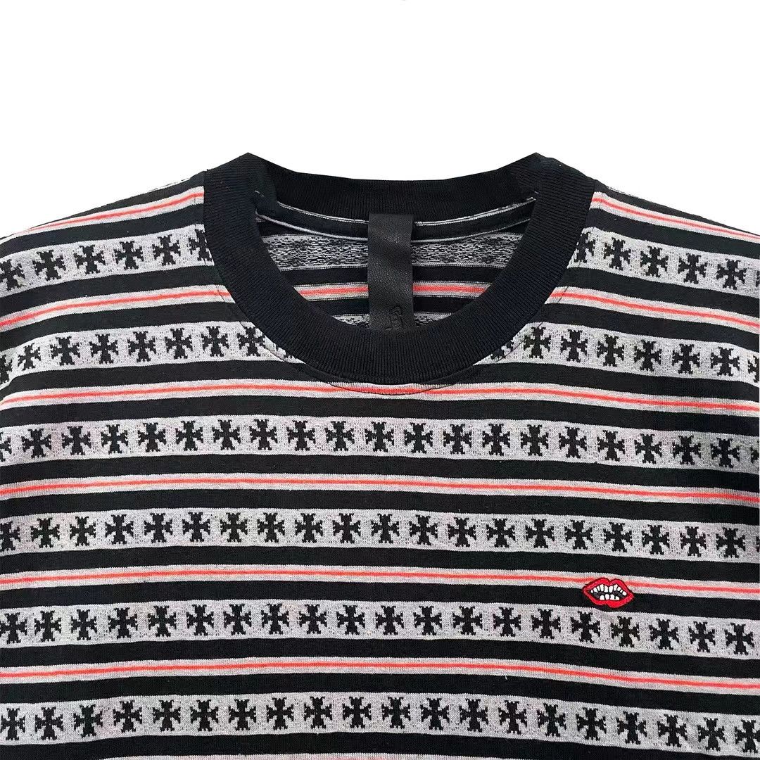 Chrome Hearts Chrome Hearts Script Logo Stripe Short Sleeve Tee Size US XL / EU 56 / 4 - 3 Thumbnail