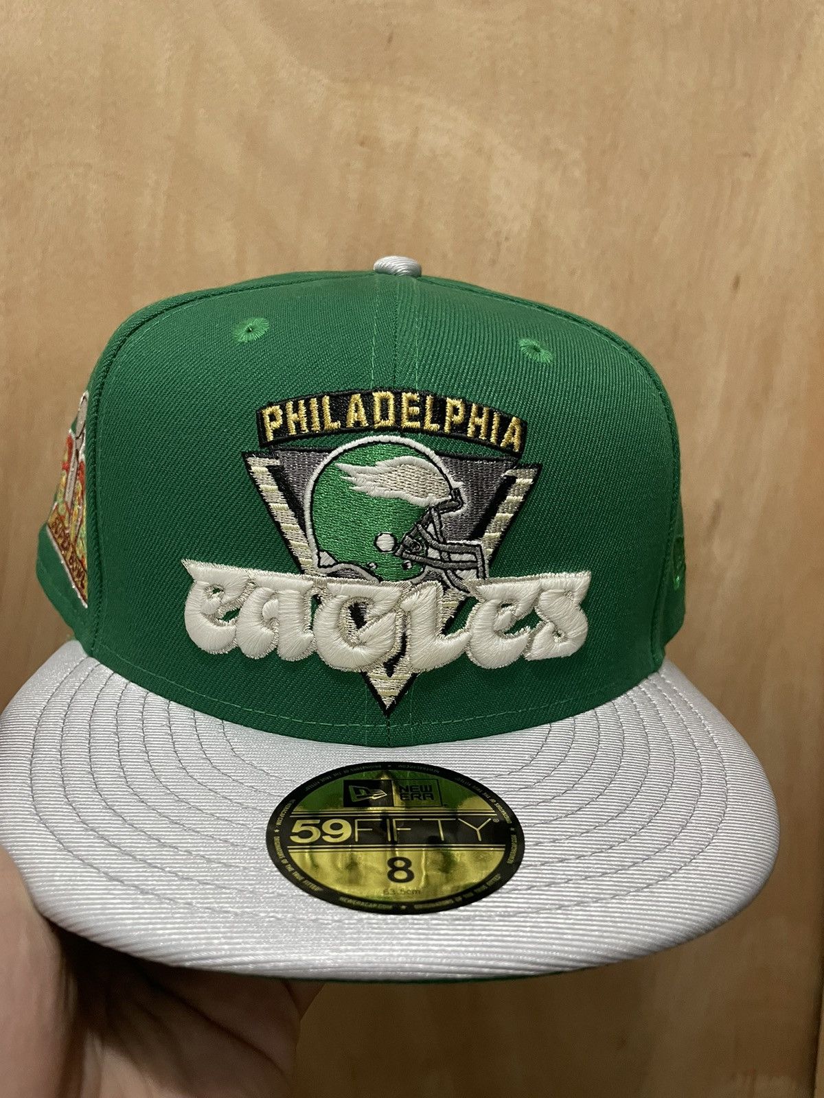 MyFitteds Myfitteds Philadelphia eagles Super Bowl patch size 8 new Size ONE SIZE - 1 Thumbnail