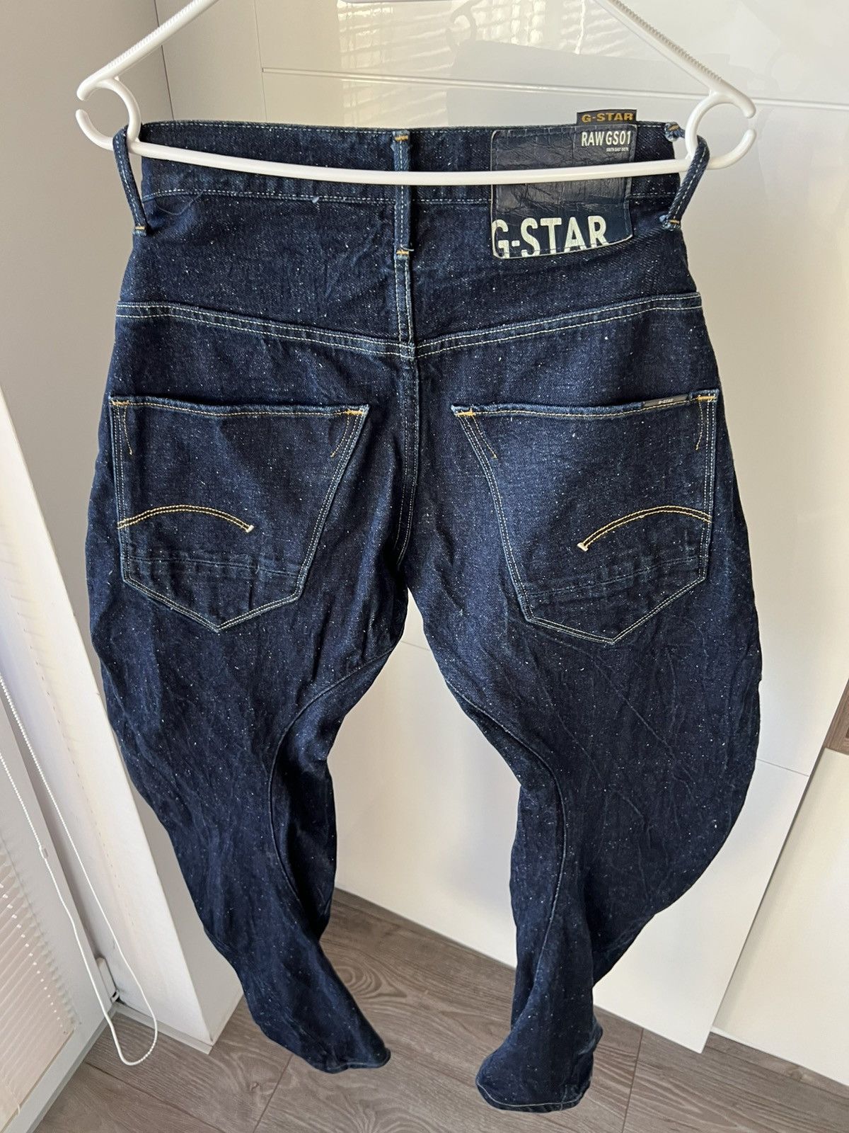 G-Star Y2K G-Star Raw ARC 3D Loose Tapered Braces Opium 03301 Jeans Size US 30 / EU 46 - 8 Thumbnail