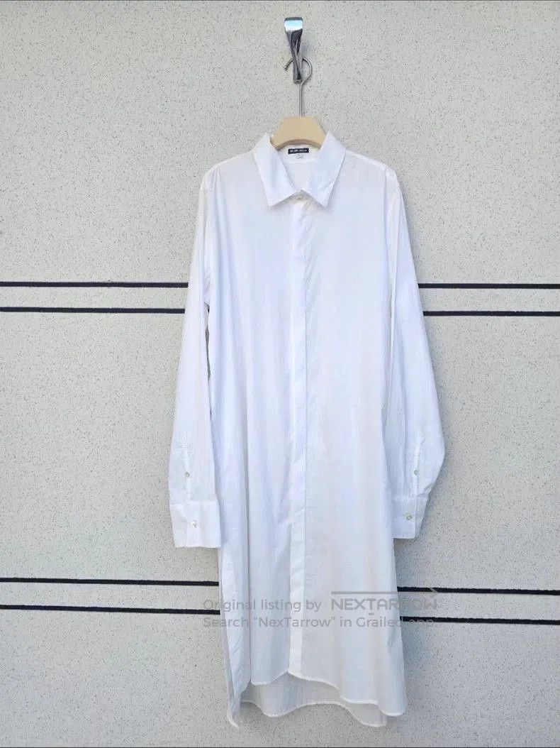 Ann Demeulemeester Ann Demeulemeester Oversized White Shirt Coat. Size US L / EU 52-54 / 3 - 1 Thumbnail