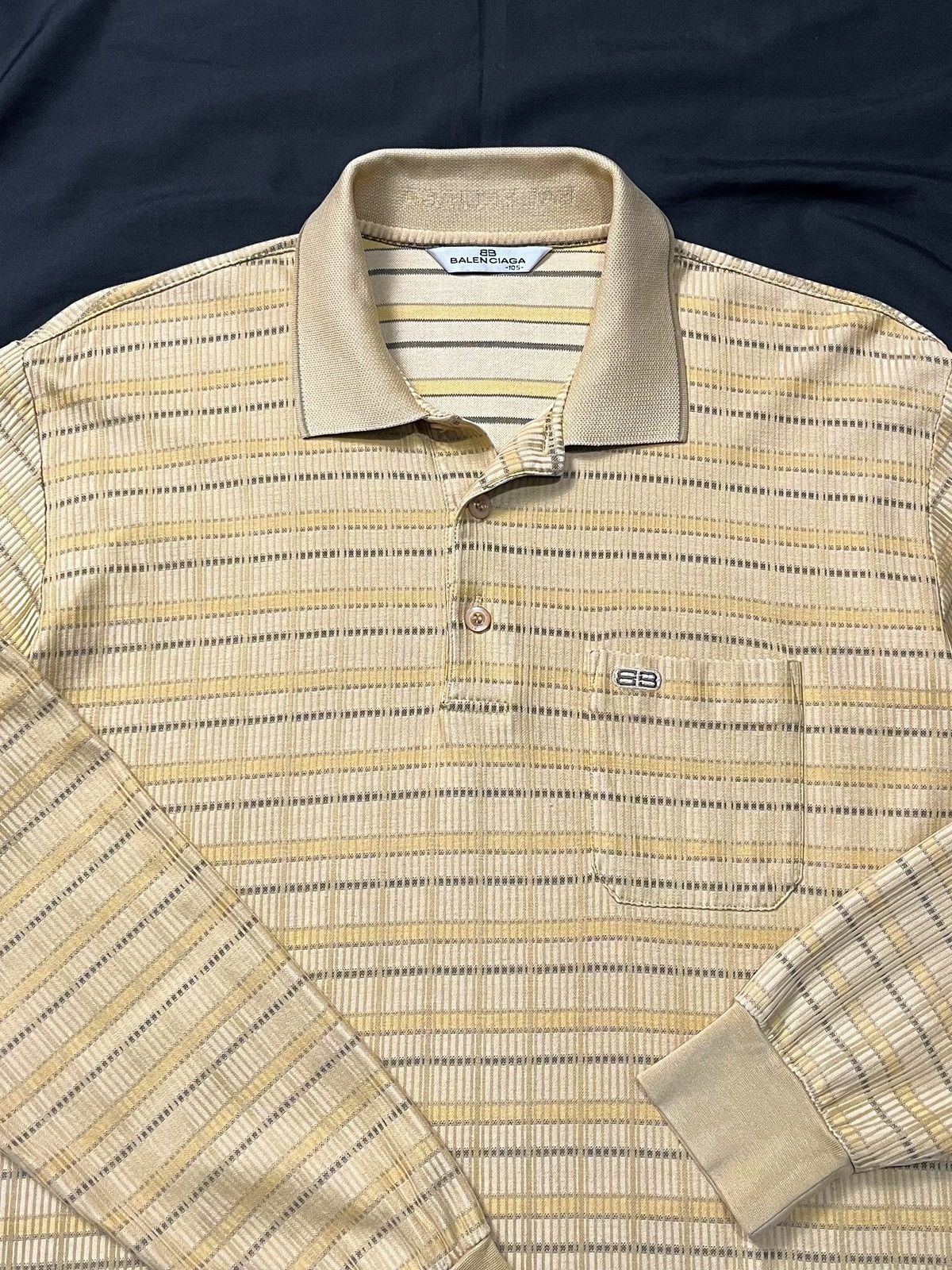 Balenciaga Vintage Balenciaga Golf Polo Shirt Size US L / EU 52-54 / 3 - 1 Thumbnail