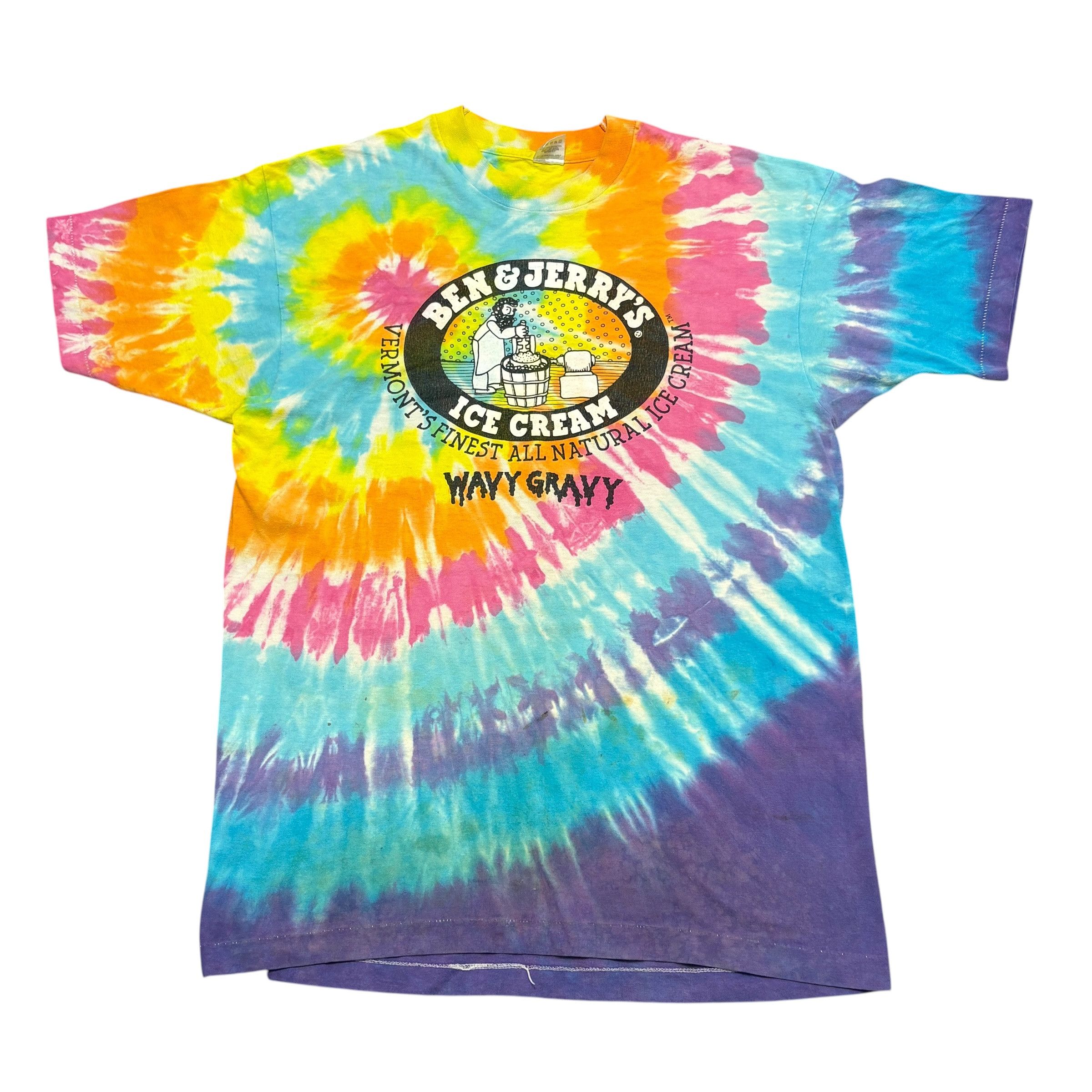 Vintage Vintage Ben And Jerrys Shirt 90s Single Stitch Made In Usa Size US XL / EU 56 / 4 - 1 Thumbnail