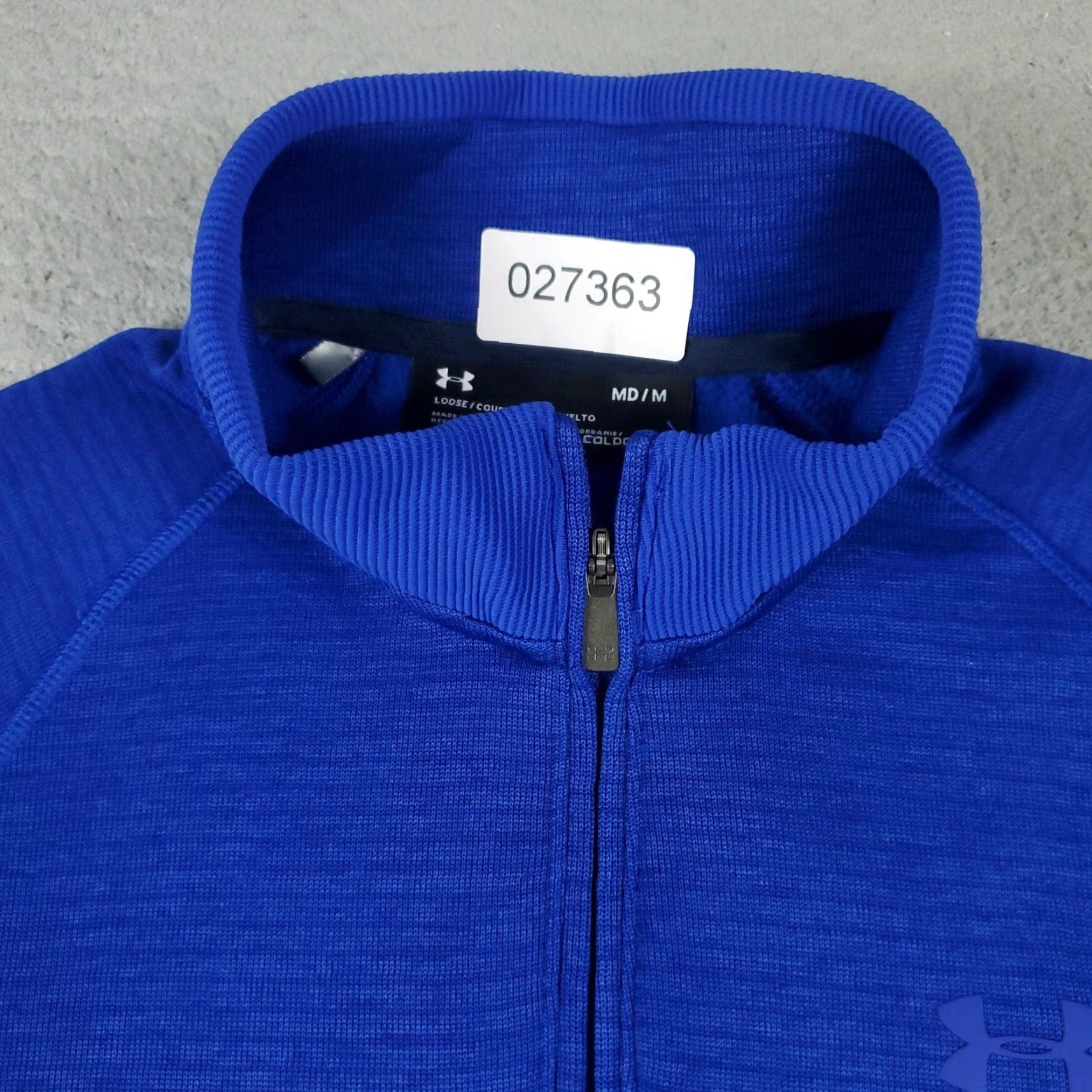 Under Armour Under Armour Coldgear Pullover Sweater Mens Medium Blue 1/4 Zip Long Sleeve Size US M / EU 48-50 / 2 - 3 Thumbnail