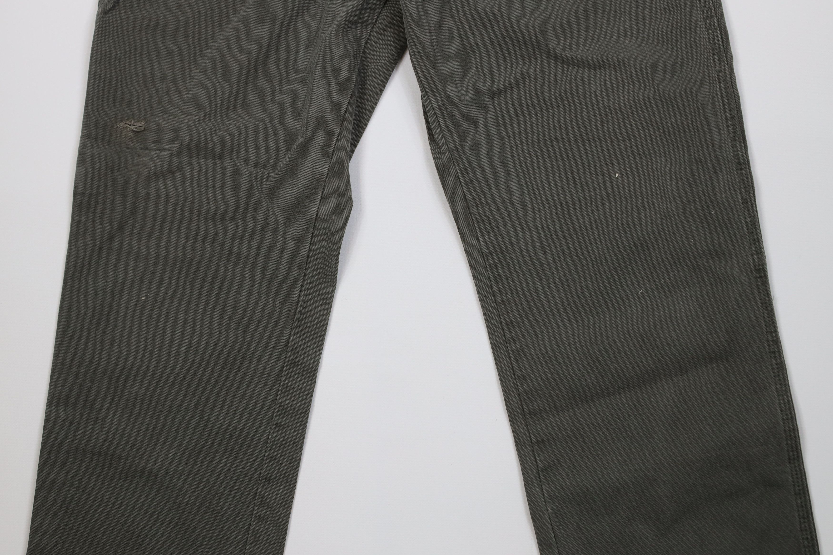 Dickies Vintage Y2K Dickies Wide Leg Canvas Dungaree Pants Green Size US 36 / EU 52 - 3 Thumbnail