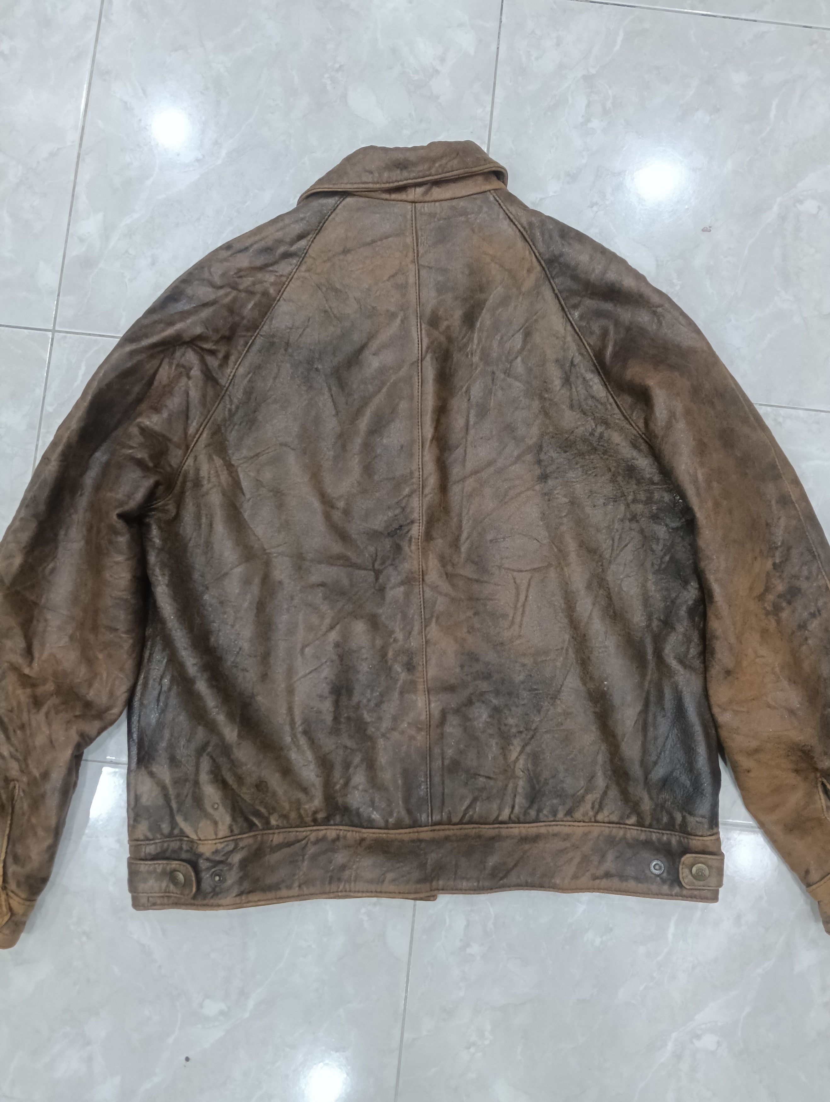 Beauty Beast × Japanese Brand Vintage Esporonco Leather Jacket Size US L / EU 52-54 / 3 - 4 Thumbnail
