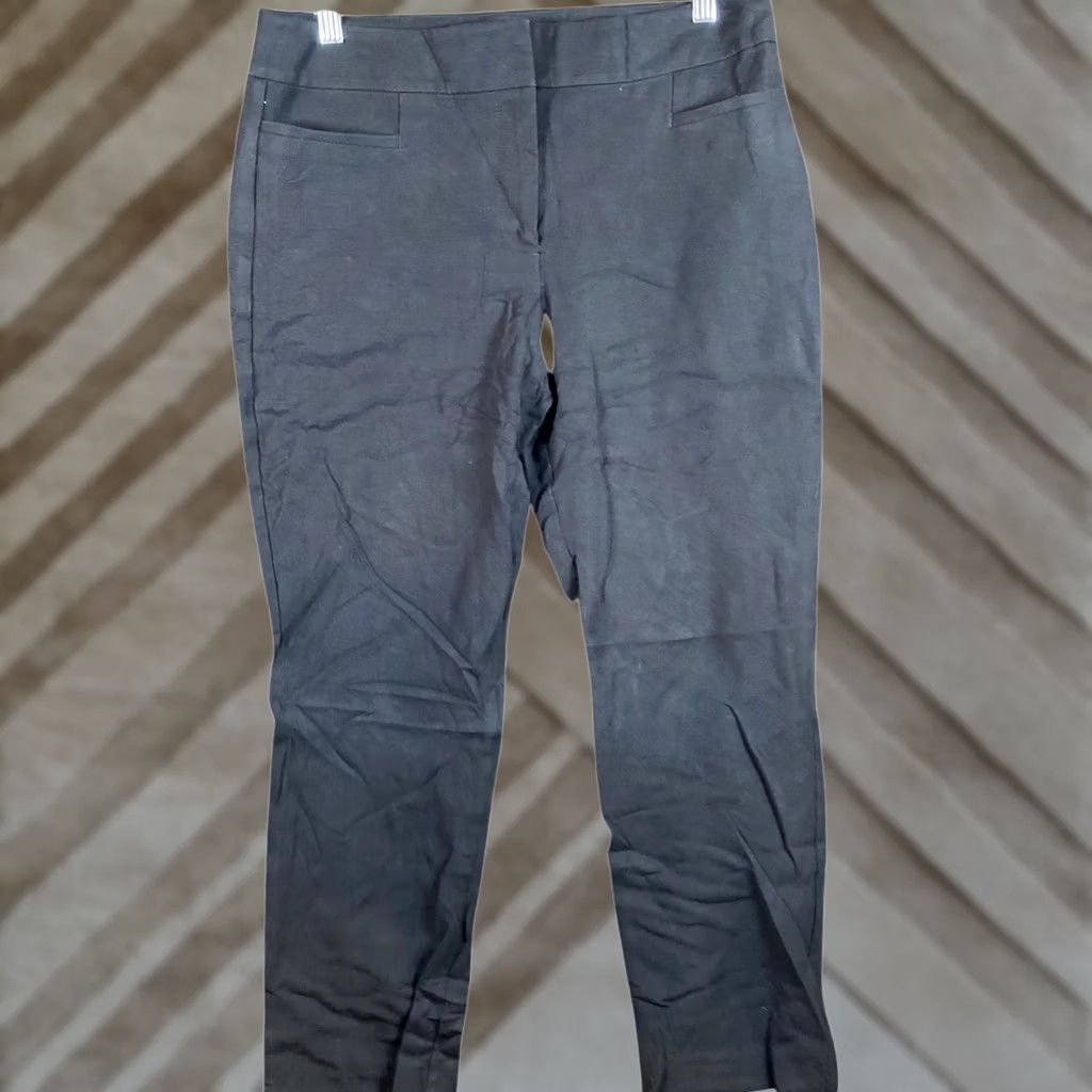 Ann Taylor Ann Taylor Factory Womens Pants Black Capri Cropped Mid Rise Stretch 8 Size 24" / US 00 / IT 34 - 1 Thumbnail