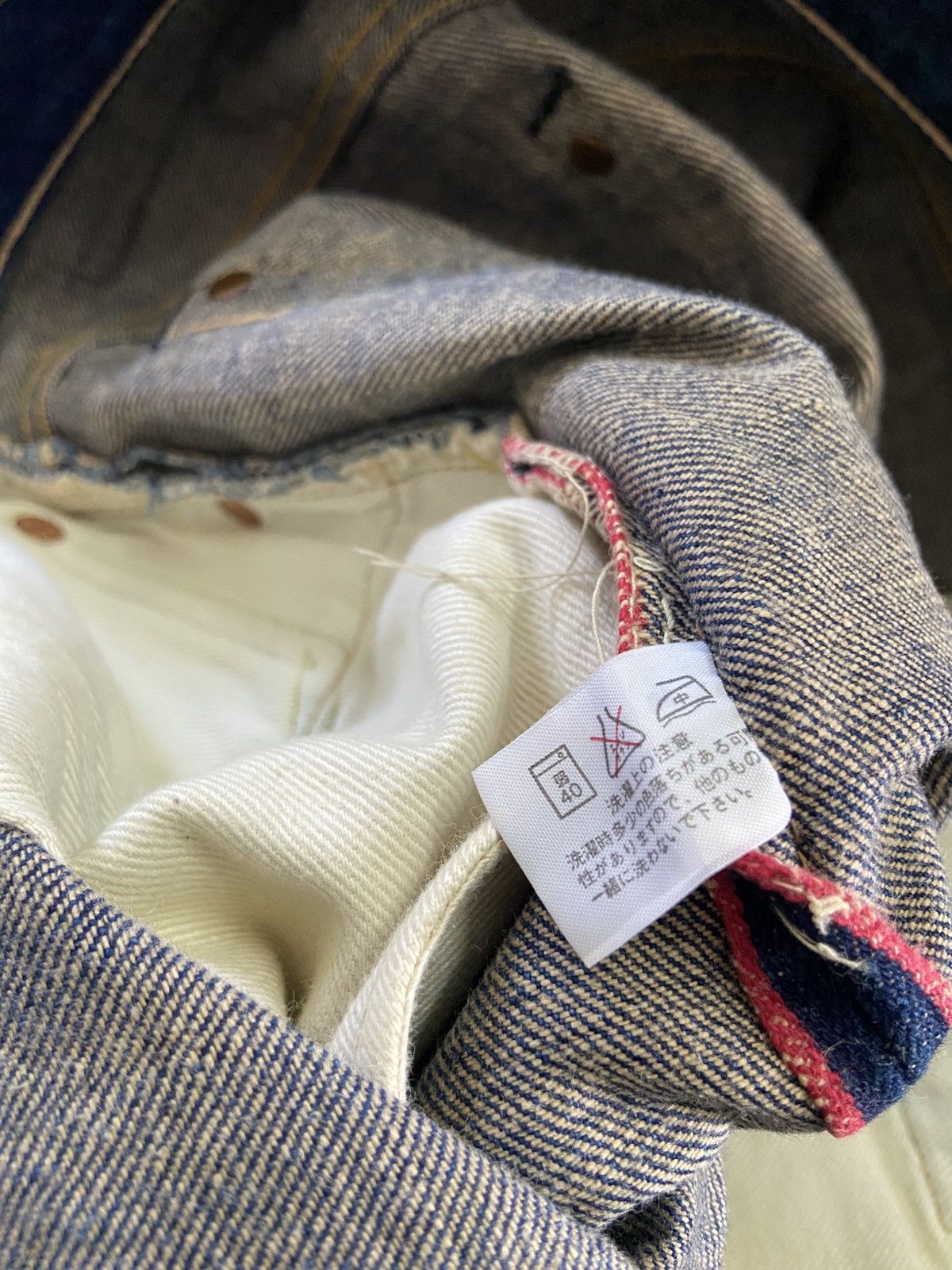 Blue Blue Japan Japan Blue Jeans Indigo Selvedge Denim Jeans Size US 31 - 10 Thumbnail