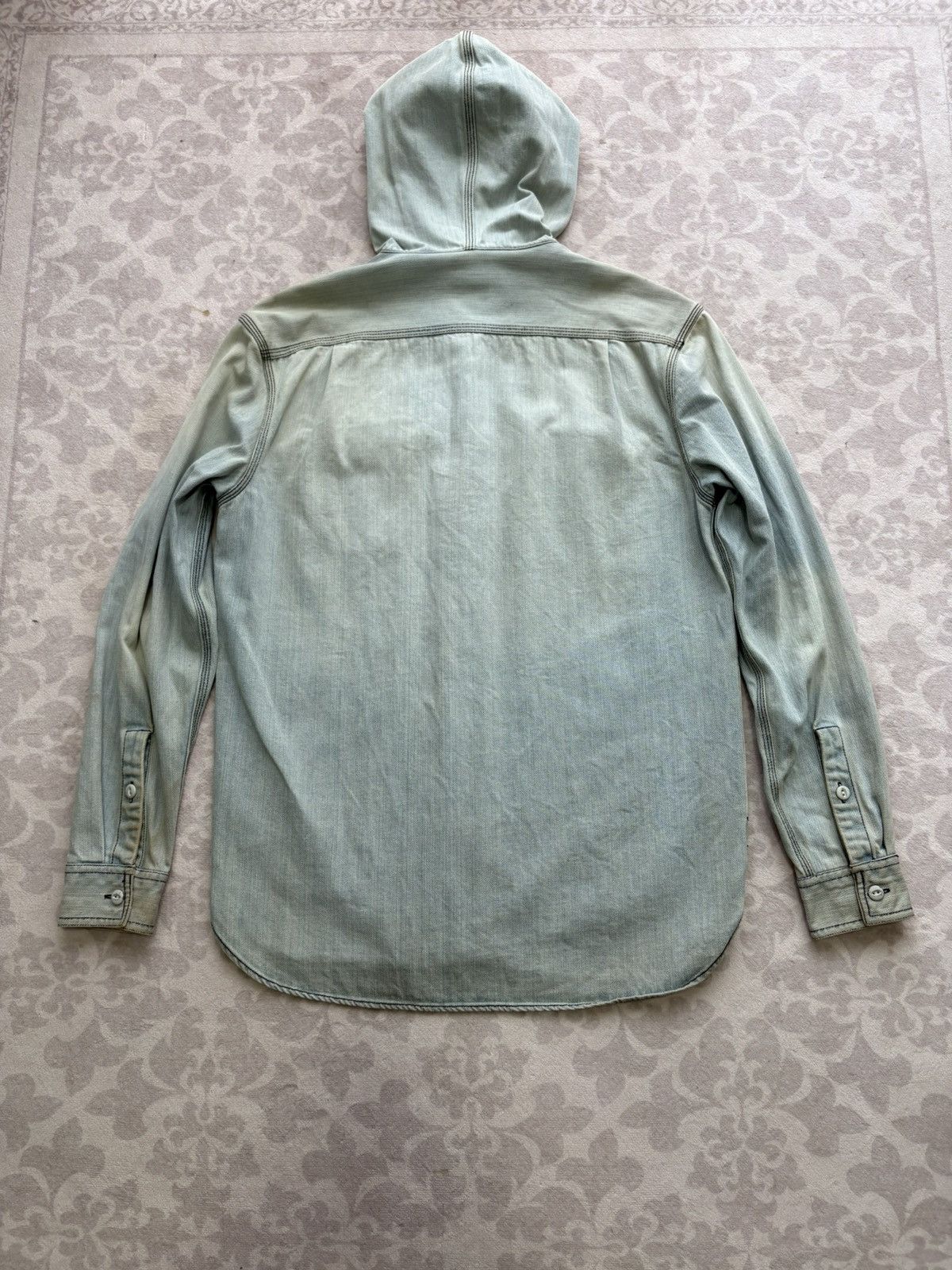 Levi's Levi’s Hooded Classic Worker Shirt Jacket Light Wash M Size US M / EU 48-50 / 2 - 11 Thumbnail