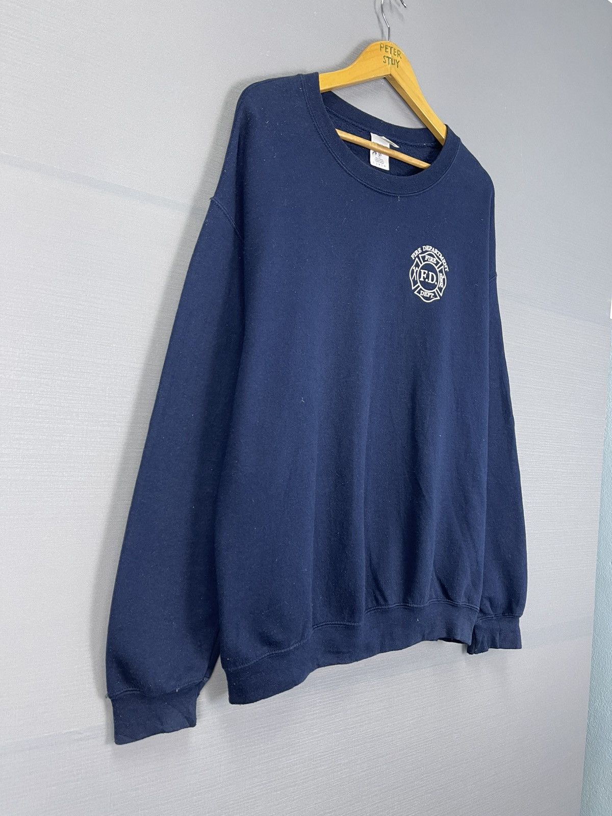 Vintage Vintage Fire Department Sweatshirt Size US L / EU 52-54 / 3 - 4 Thumbnail