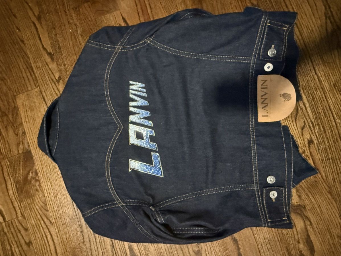 Lanvin Navy blue denim jacket. Size US L / EU 52-54 / 3 - 5 Thumbnail