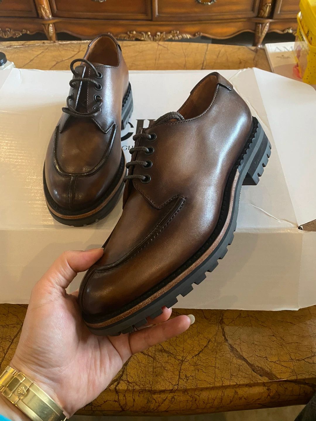 Berluti Berluti Altitude Derby Patina Elevated Deadstock UK7 New Size US 8 / EU 41 - 3 Thumbnail